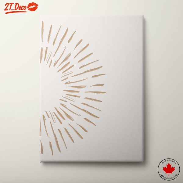 Stylized Abstract Lines Art