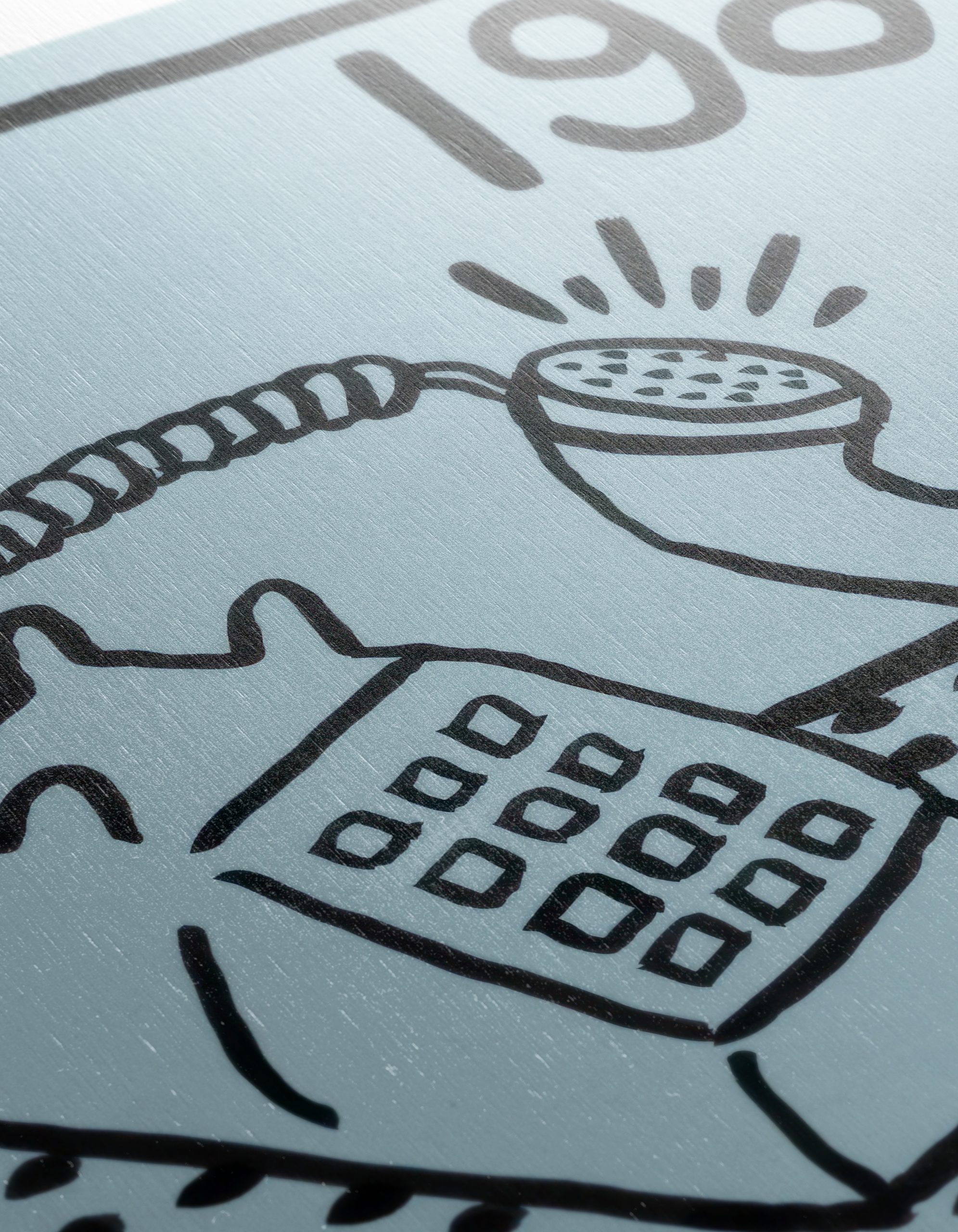 Contemporary Pop Art Featuring Telephone Illustration - Image 12