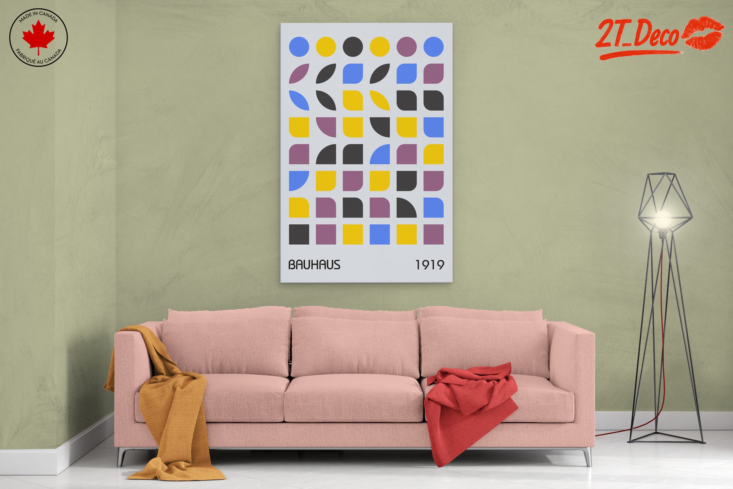 Bauhaus Geometric Art from 1919 5 - Image 2