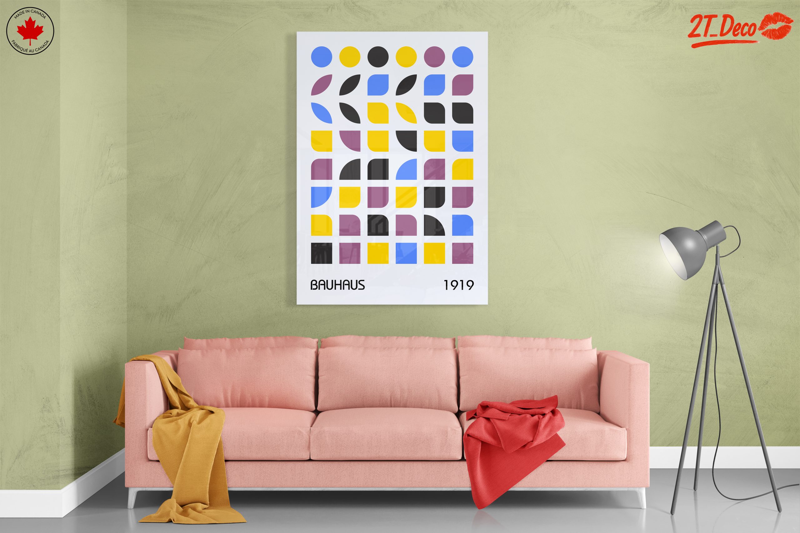 Bauhaus Geometric Art from 1919 5 - Image 7