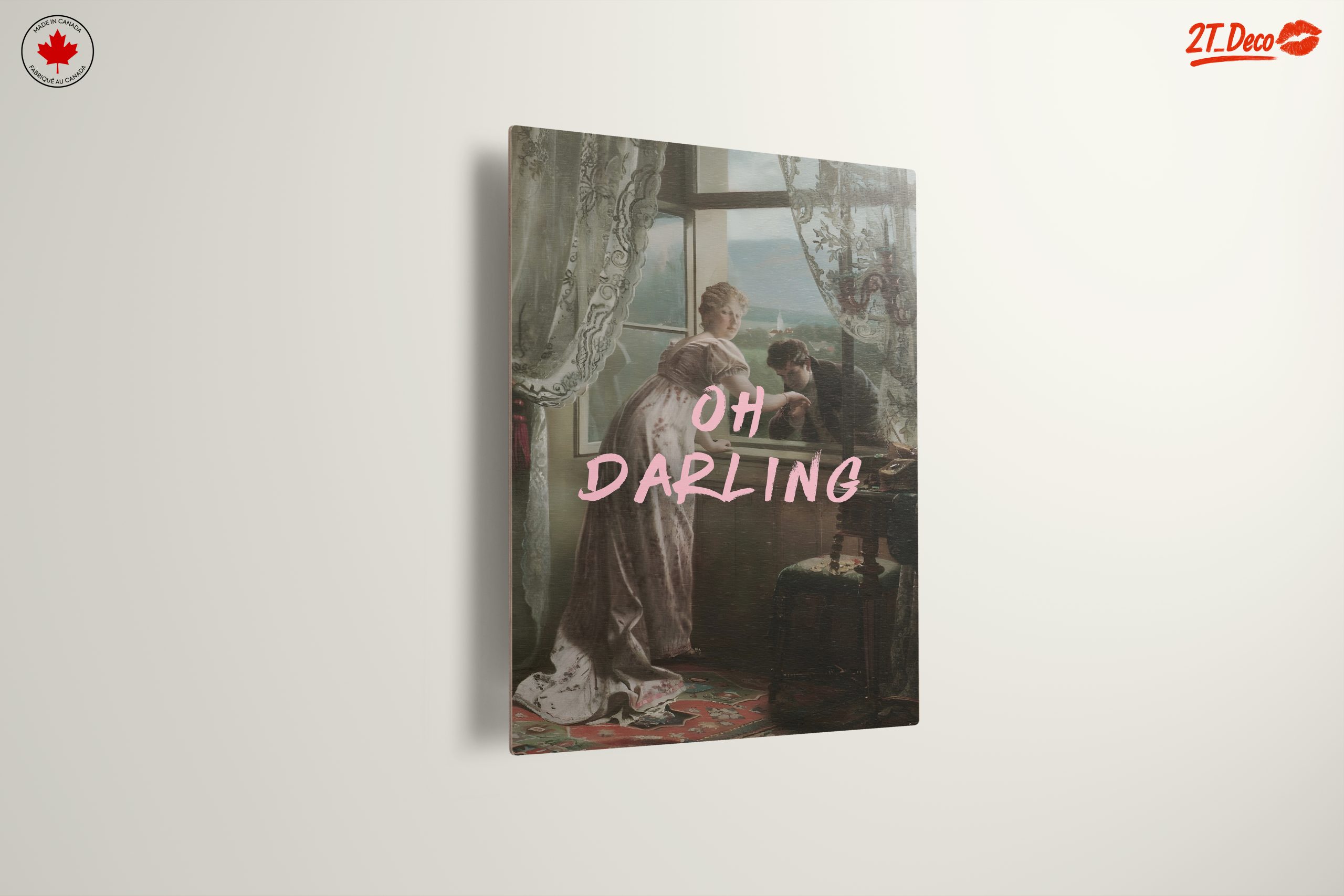 Elegant Contemporary Portrait with Text - Image 13