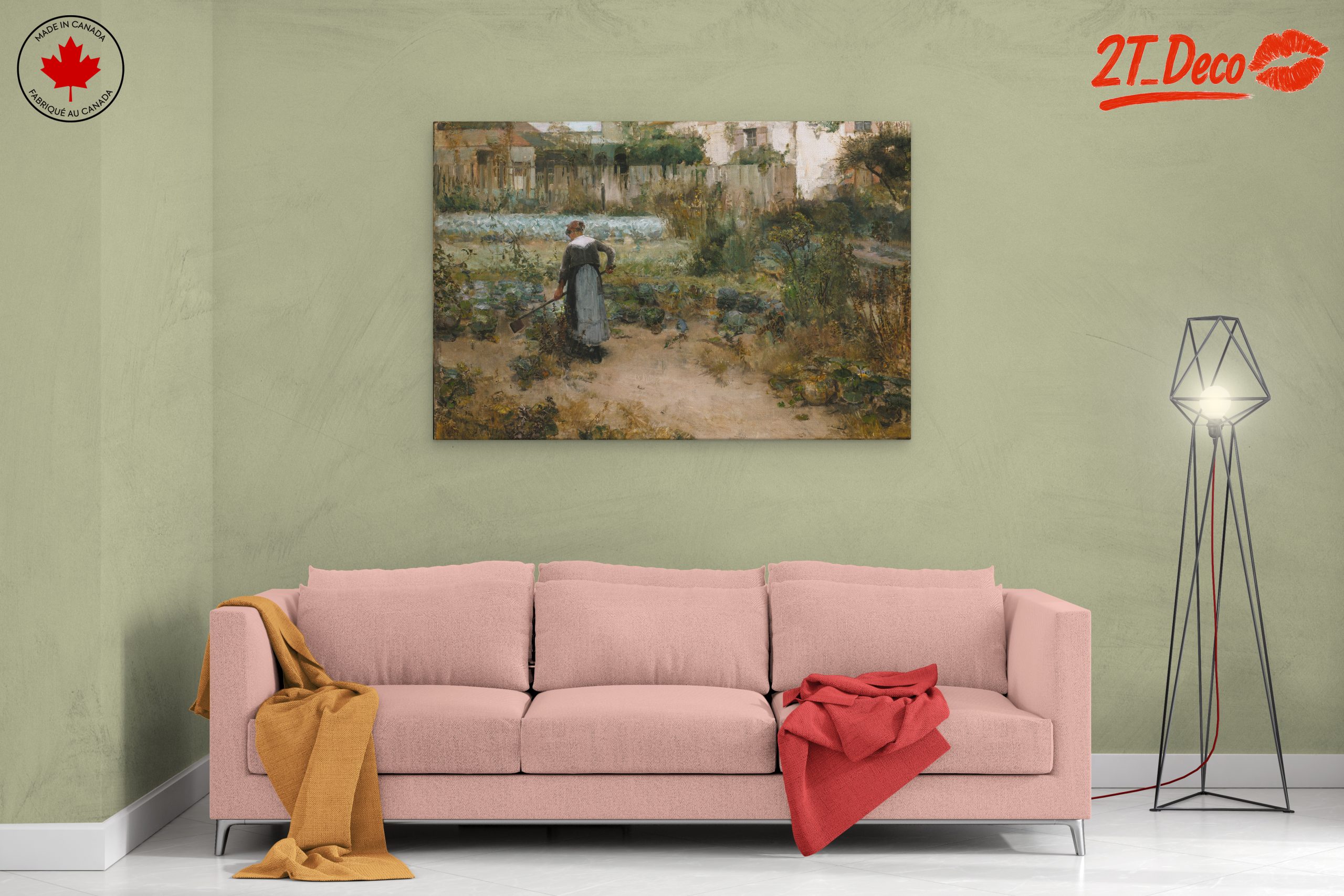 Gardener in a Vibrant Botanical Landscape - Image 2