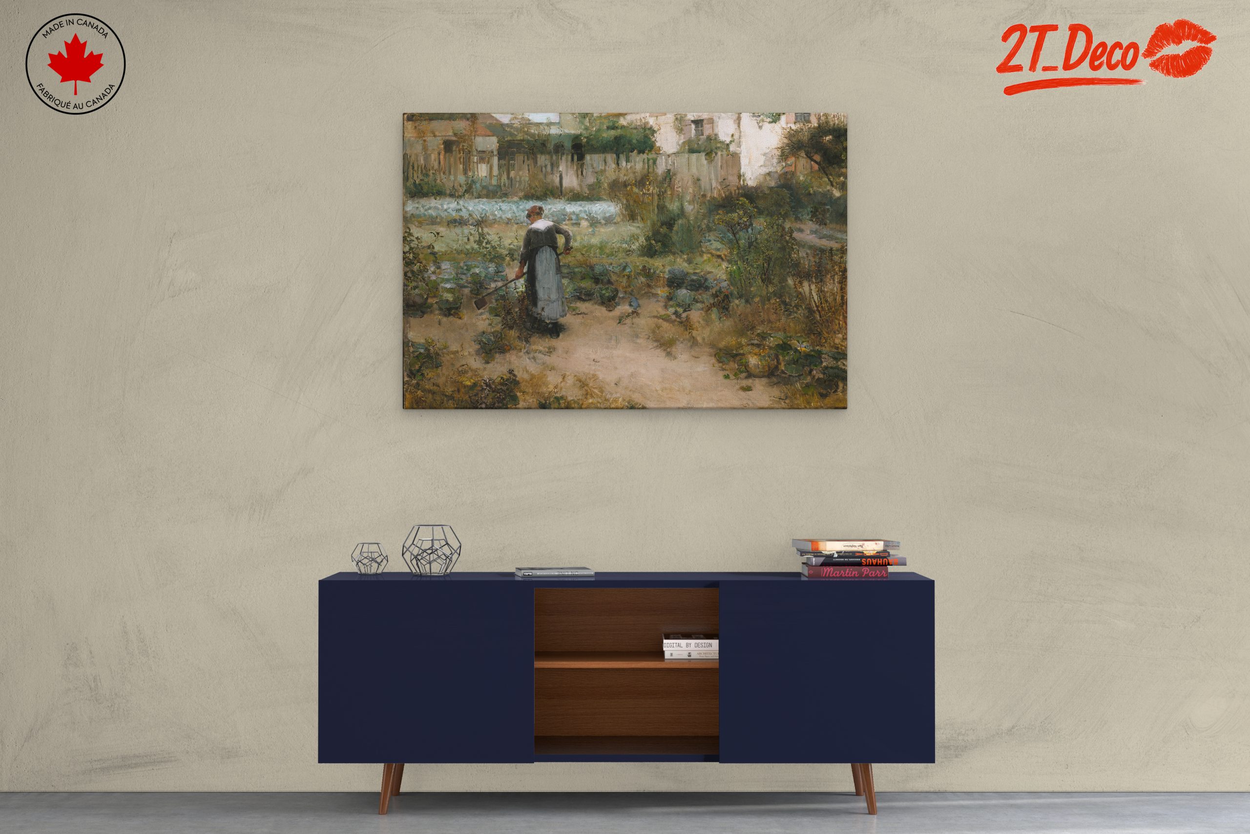 Gardener in a Vibrant Botanical Landscape - Image 3