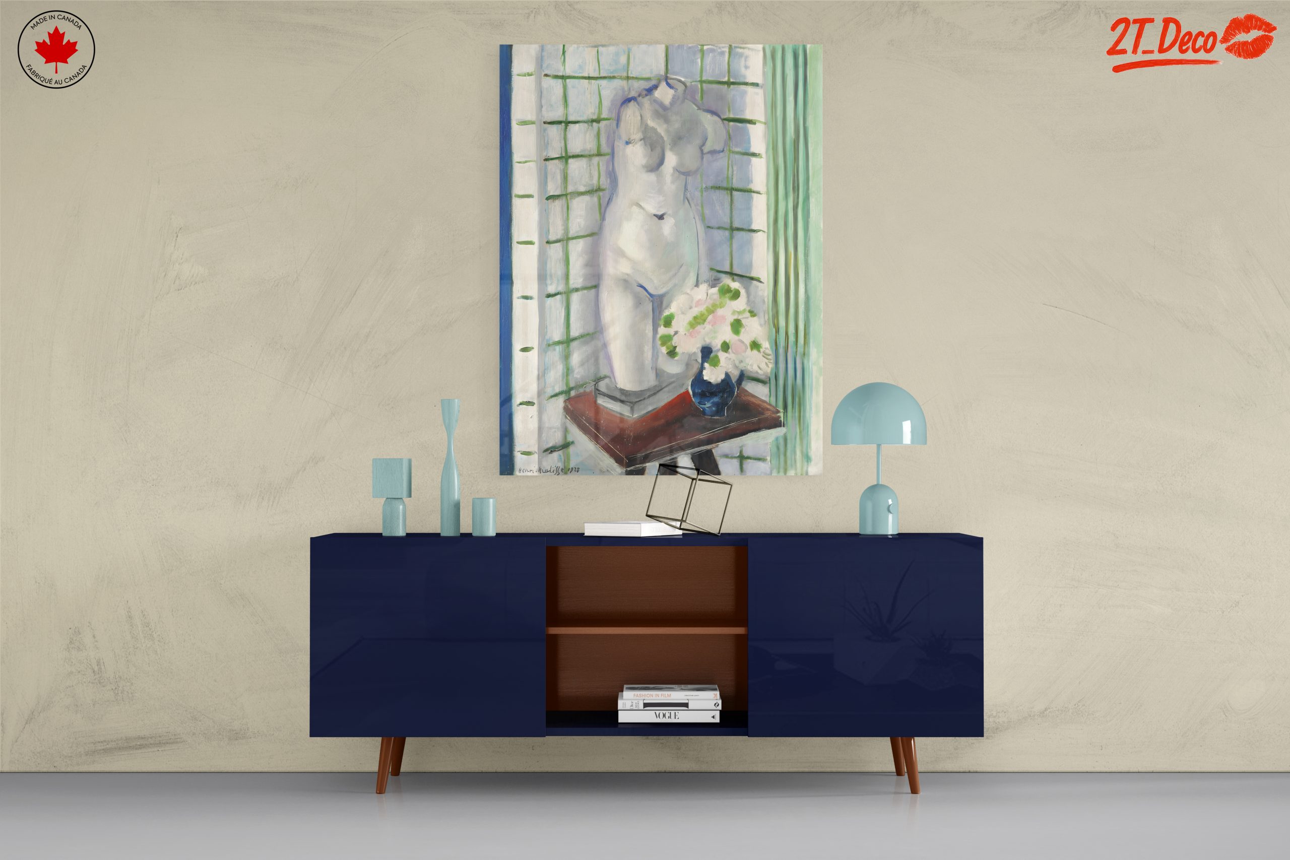 Stylish Contemporary Portrait with Floral Arrangement - Image 8