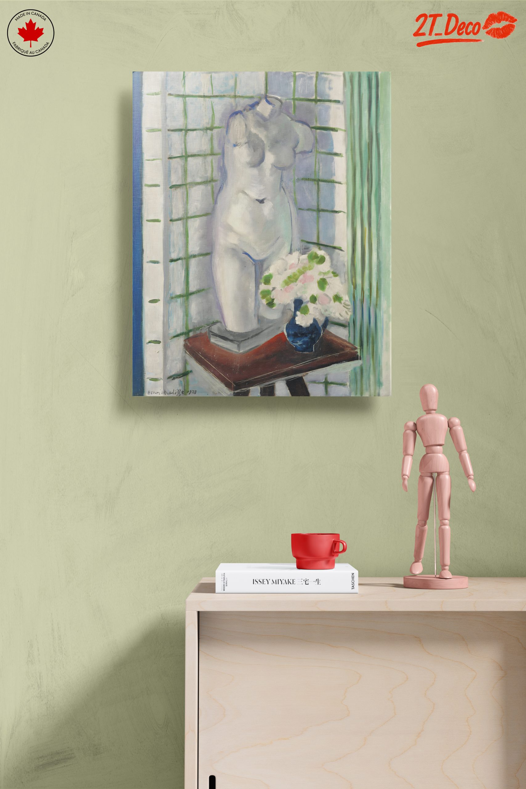 Stylish Contemporary Portrait with Floral Arrangement - Image 14