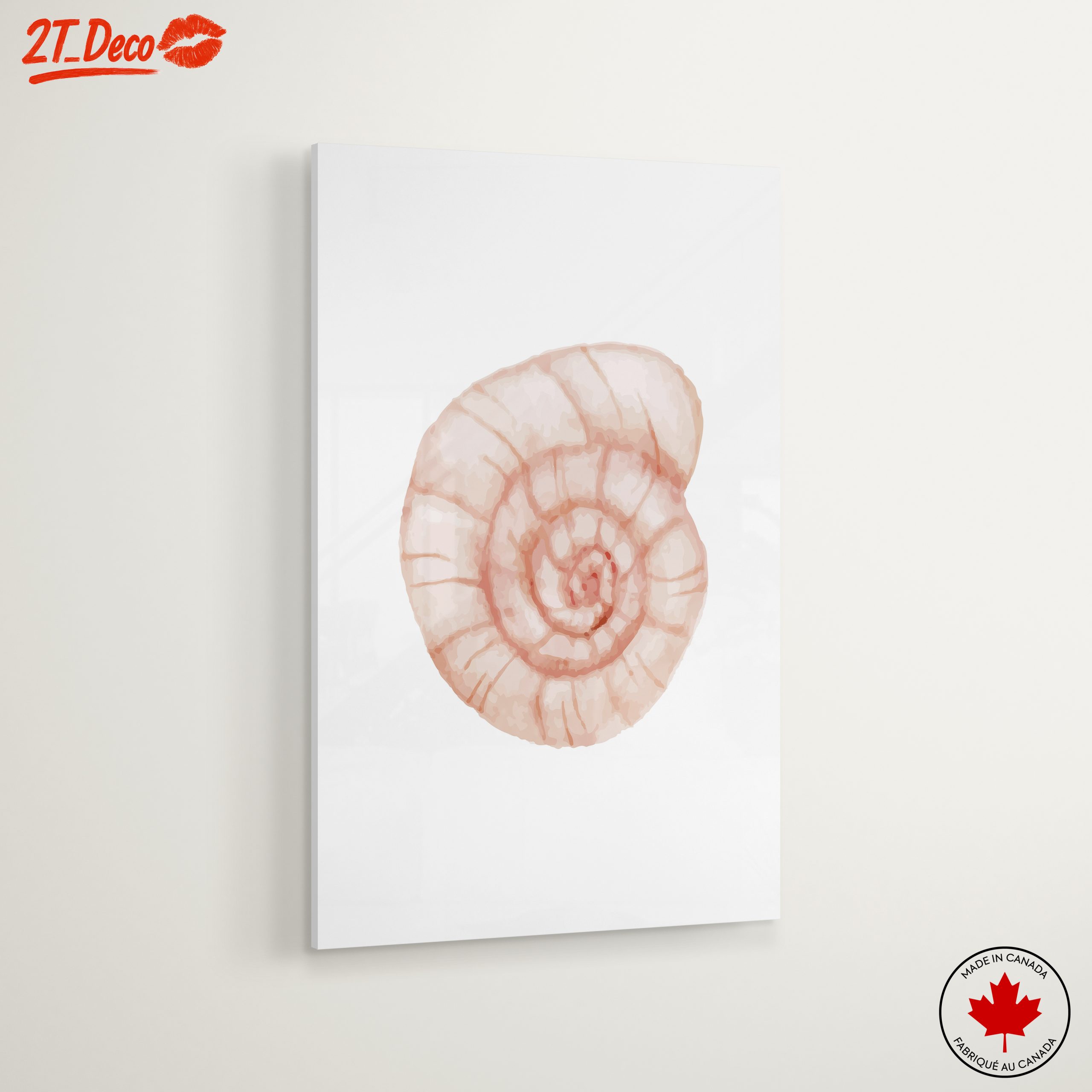 Stylized Seashell Artwork for Marine Lovers - Image 6