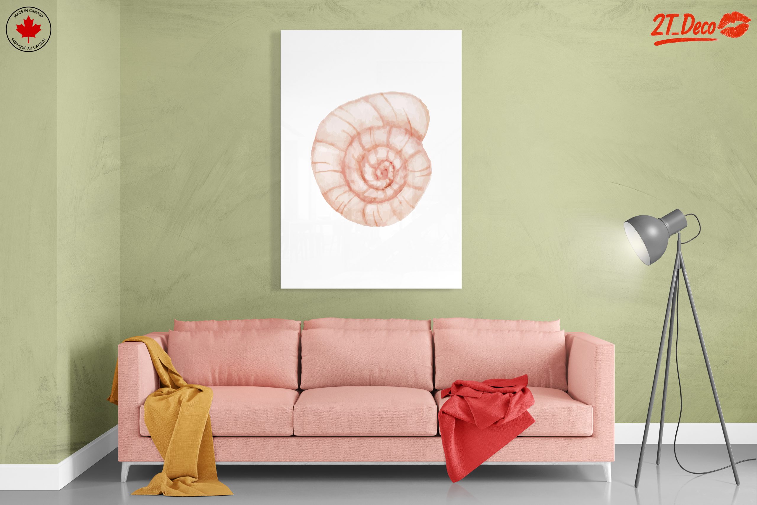 Stylized Seashell Artwork for Marine Lovers - Image 7