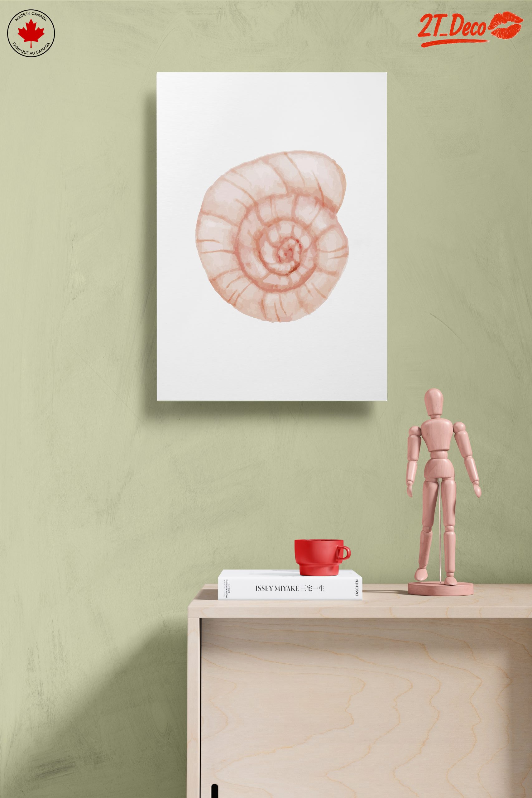 Stylized Seashell Artwork for Marine Lovers - Image 14
