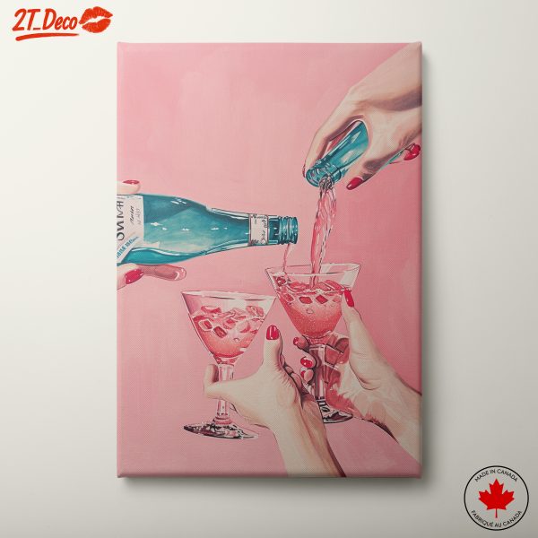 Colorful Beverage Pouring Still Life Art