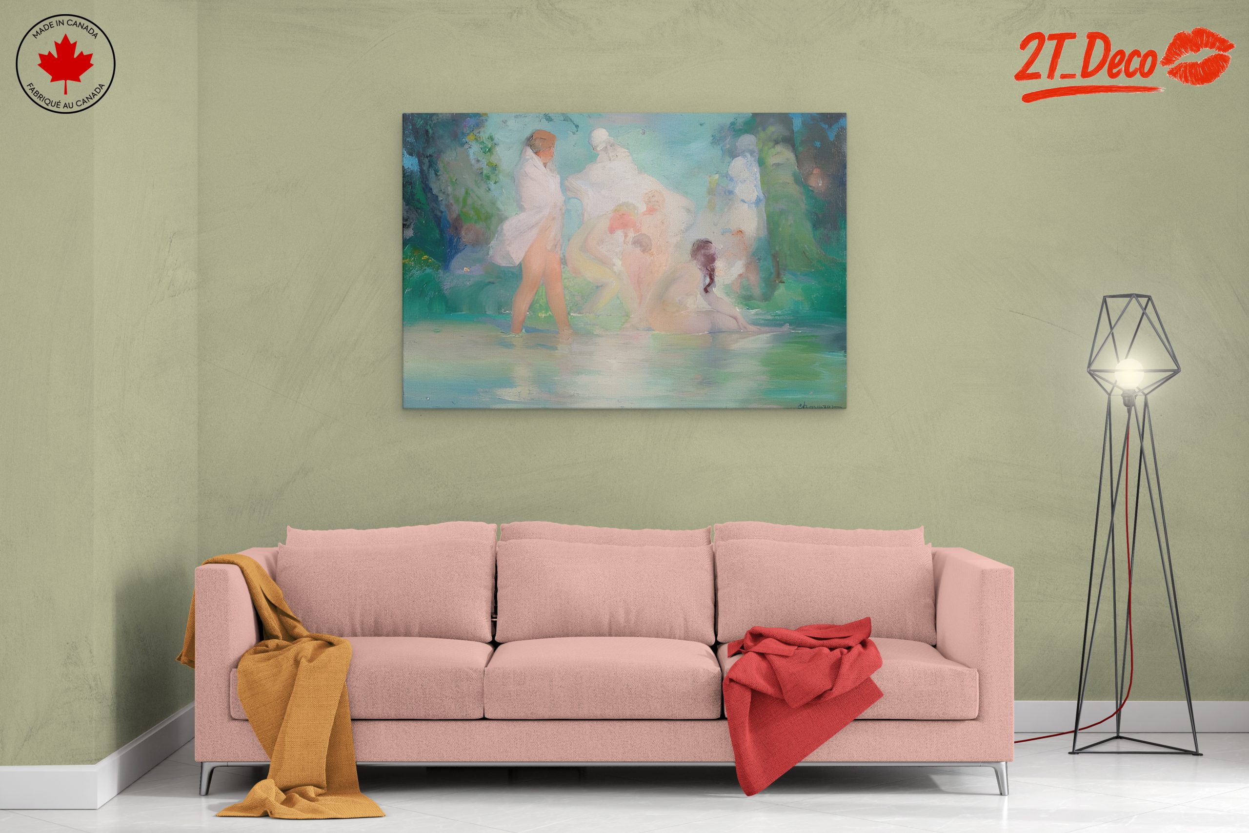 Soft Abstract Contemporary Portrait - Image 2