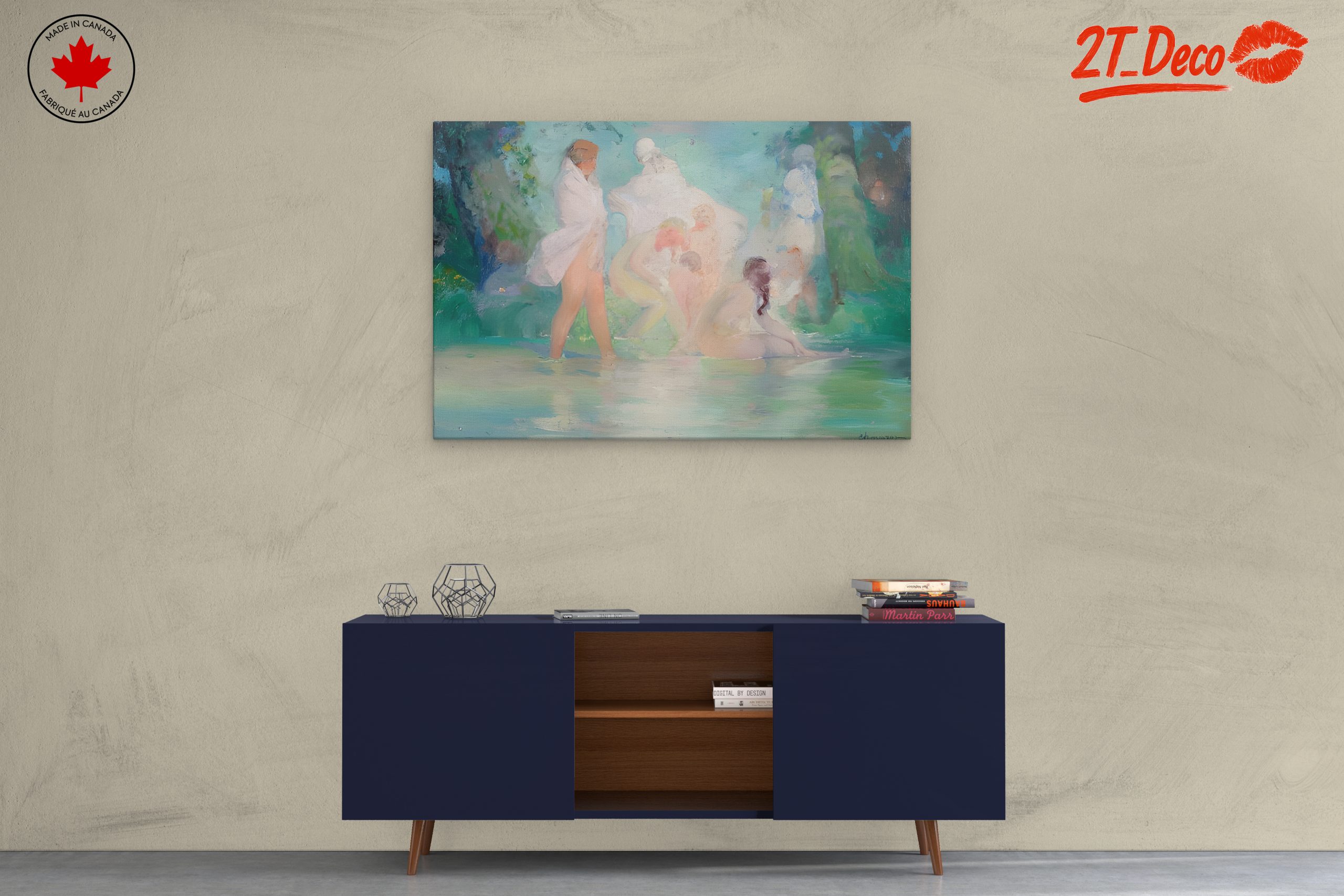 Soft Abstract Contemporary Portrait - Image 3
