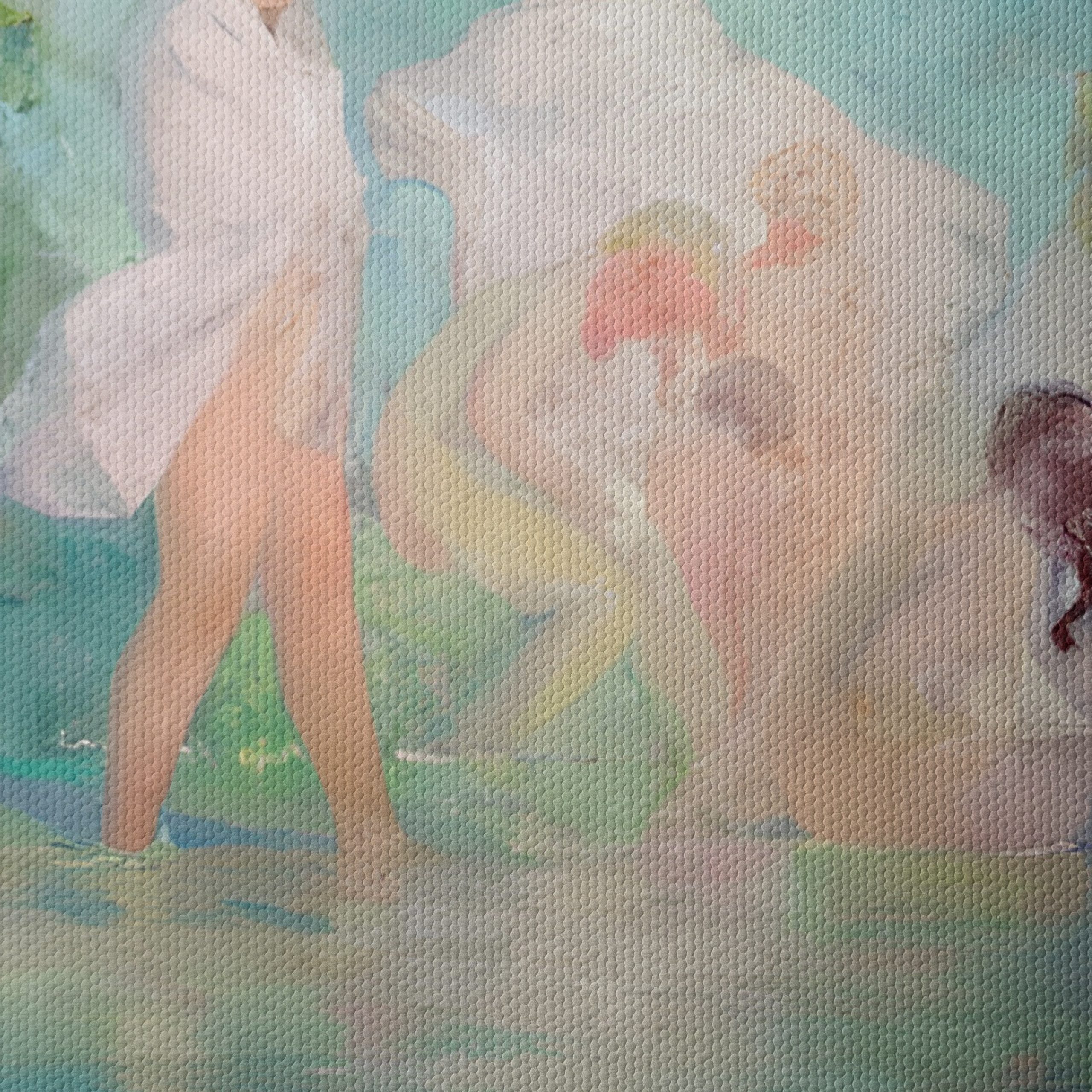 Soft Abstract Contemporary Portrait - Image 4