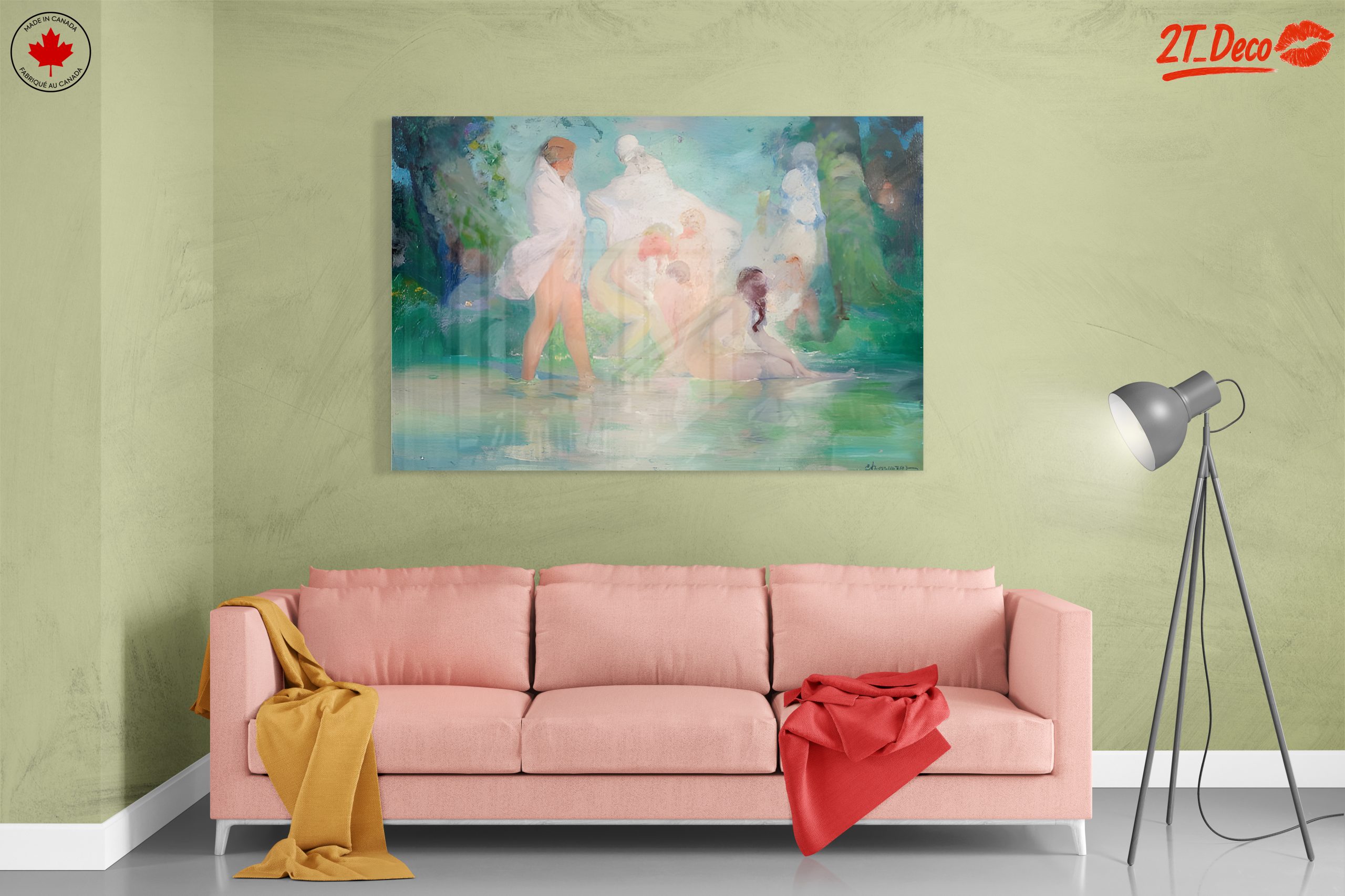 Soft Abstract Contemporary Portrait - Image 7