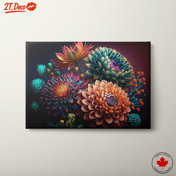 Vibrant Floral Artwork for Botanical Lovers