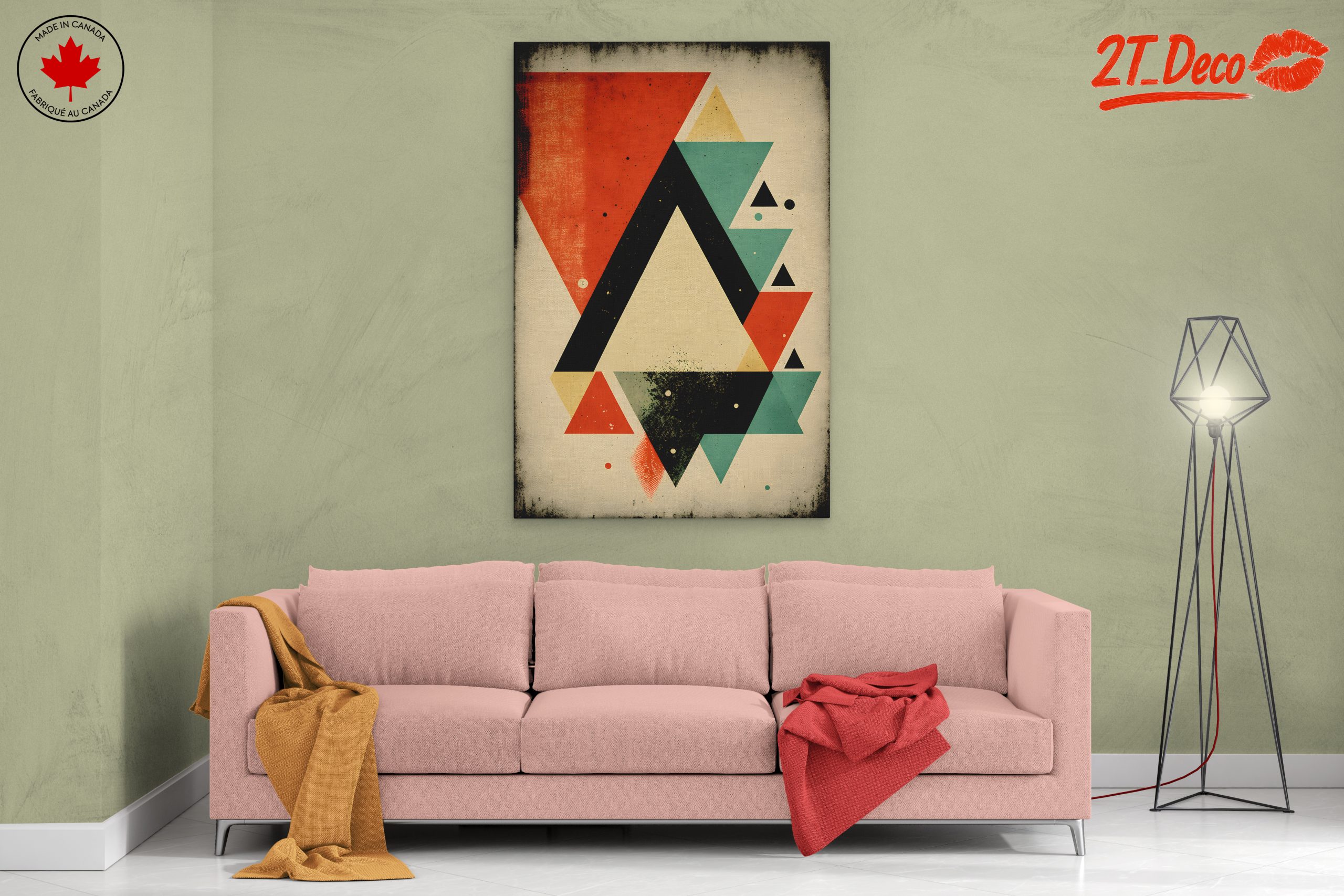 Vibrant Geometric Abstract Artwork 13 - Image 2