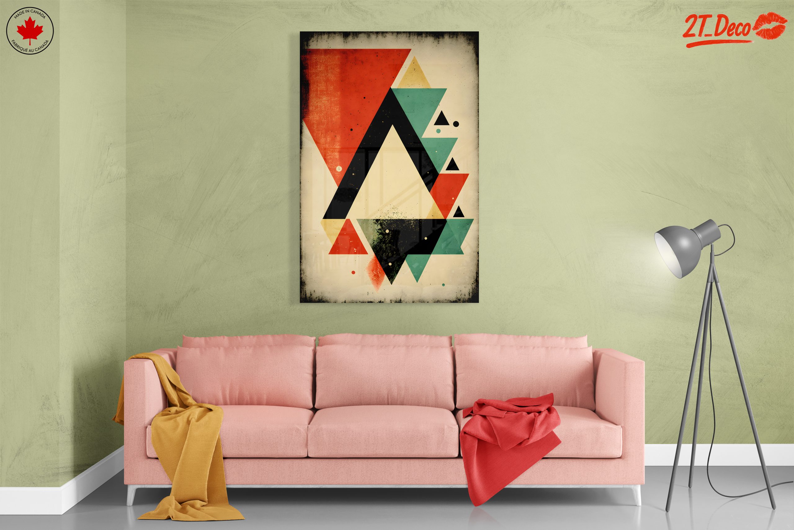 Vibrant Geometric Abstract Artwork 13 - Image 7