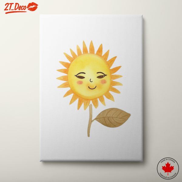 Cute Character Sun Illustration