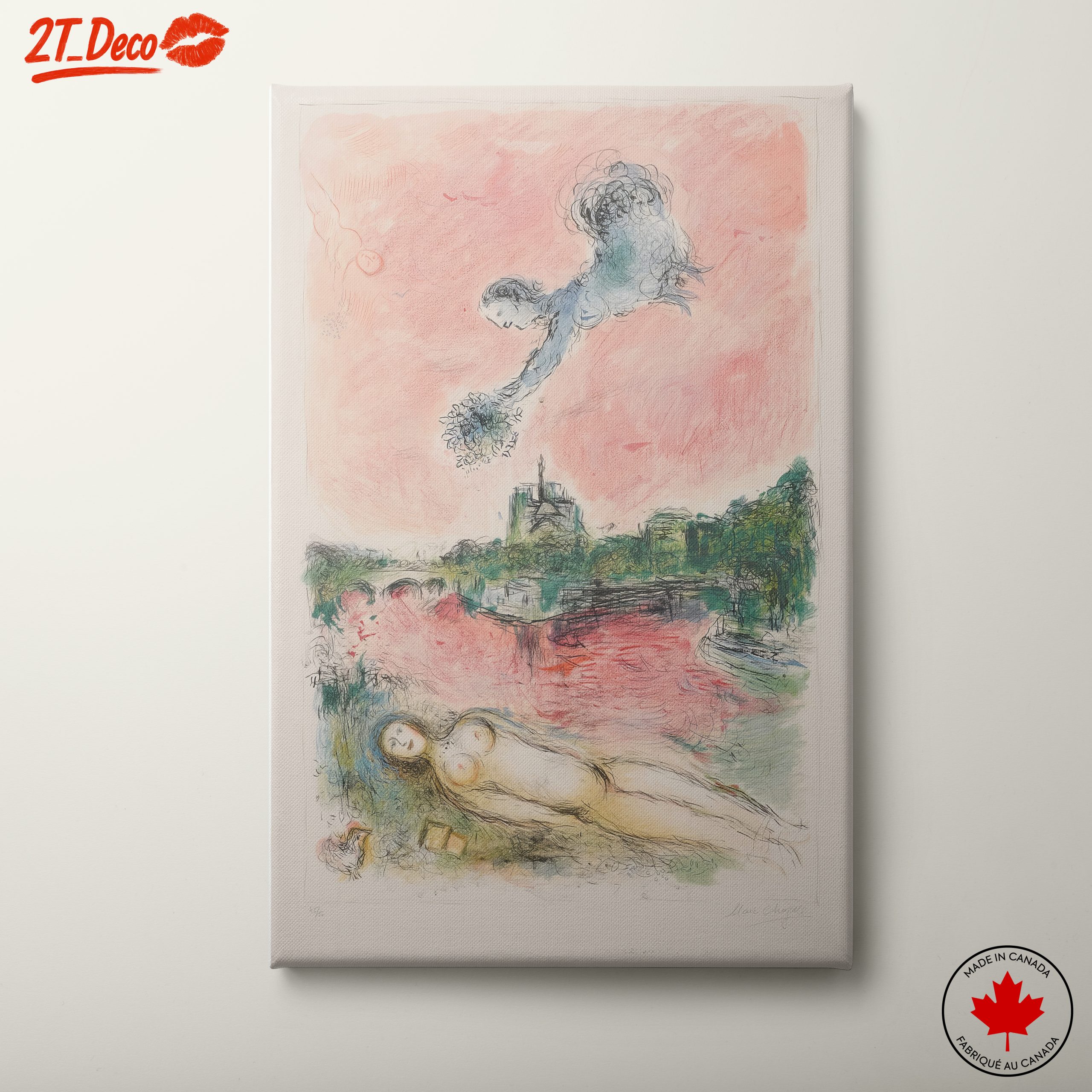 Contemporary Figure in Ethereal Landscape