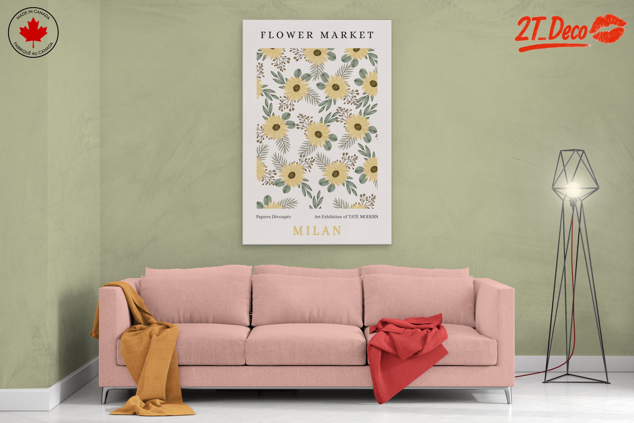 Flower Market Botanical Art 4 - Image 2