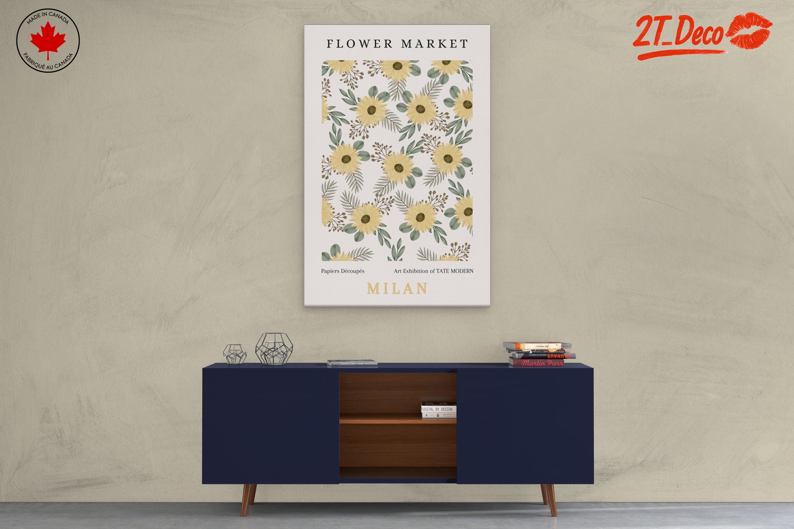 Flower Market Botanical Art 4 - Image 3
