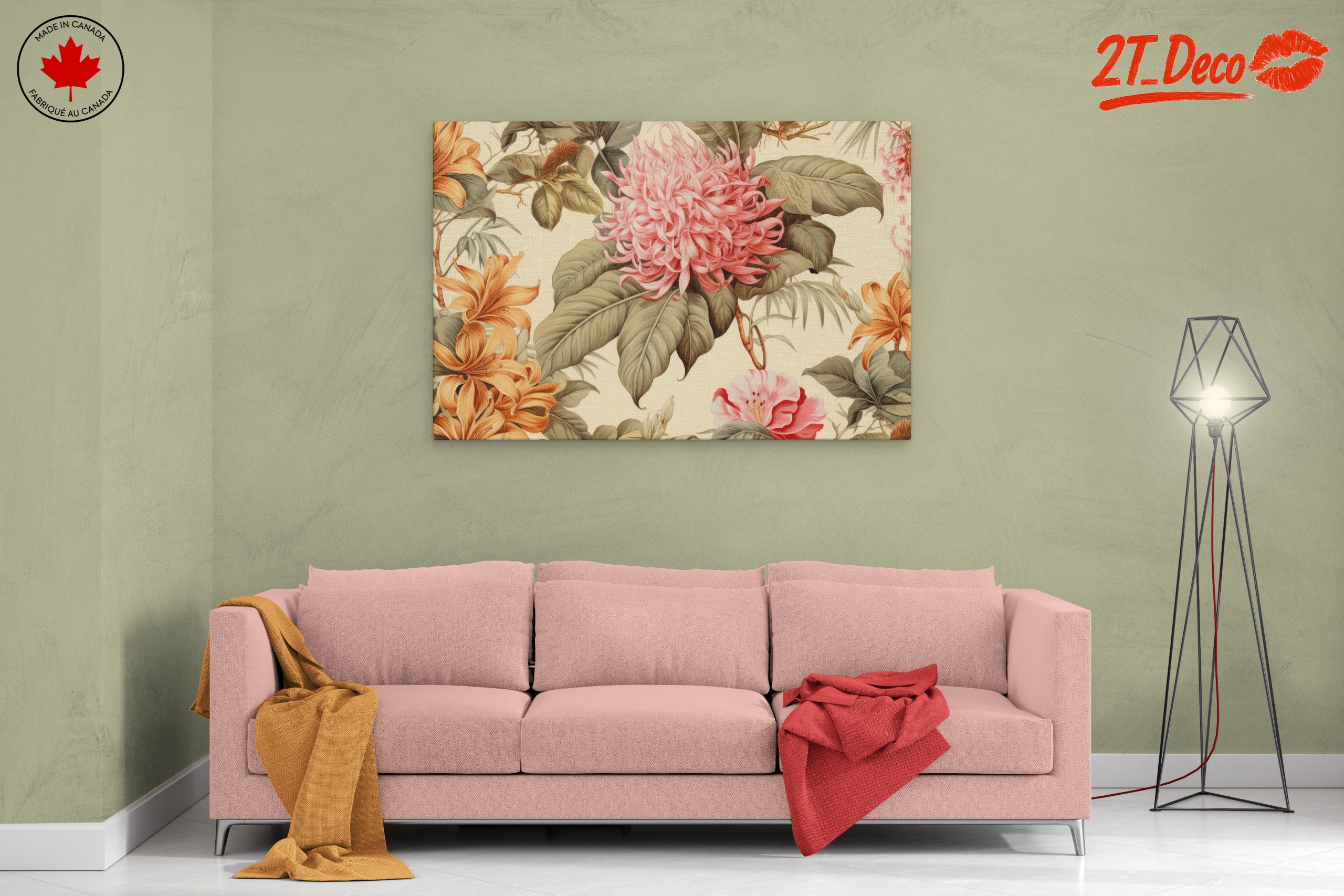 Elegant Floral Arrangement Artwork 2 - Image 2