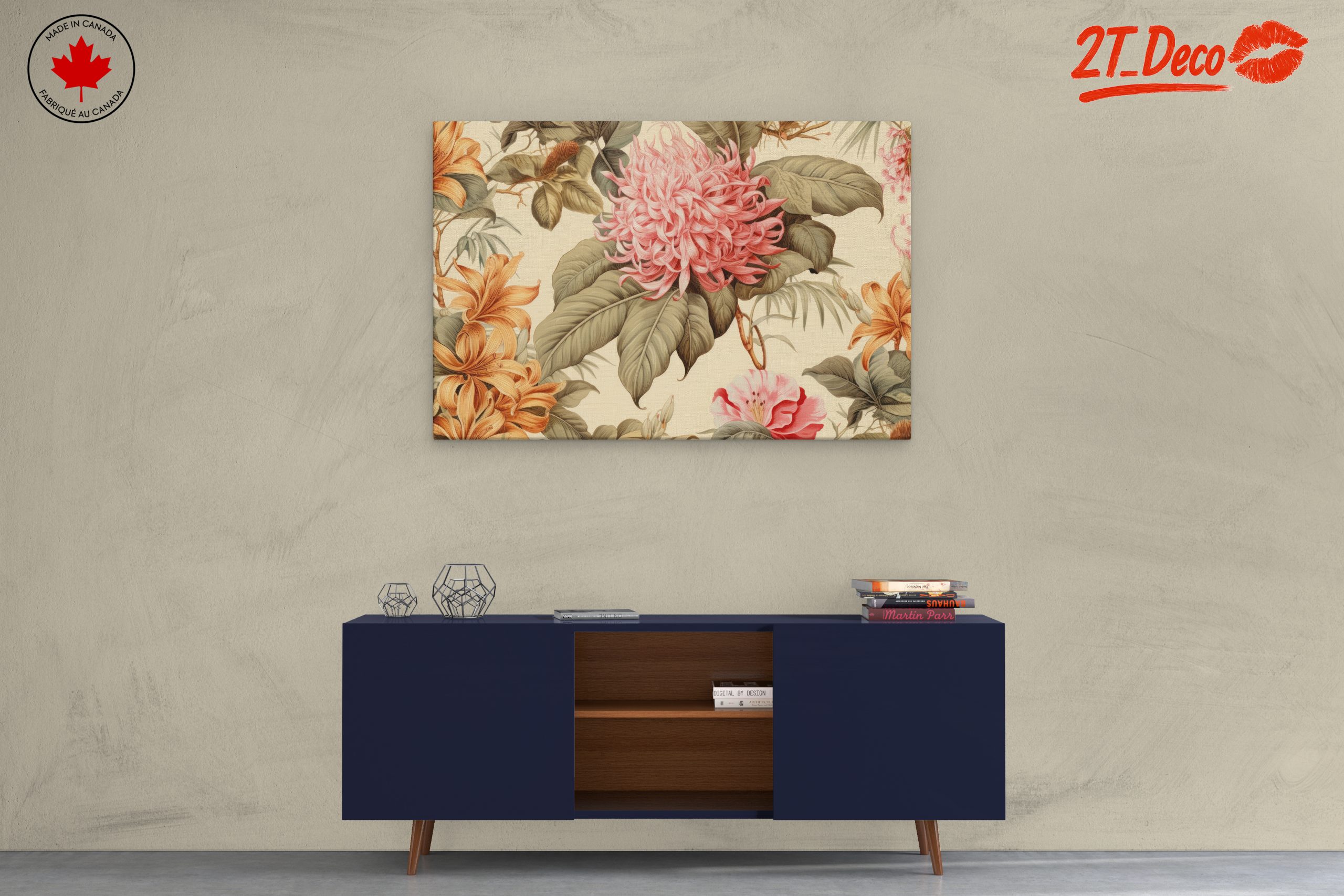 Elegant Floral Arrangement Artwork 2 - Image 3