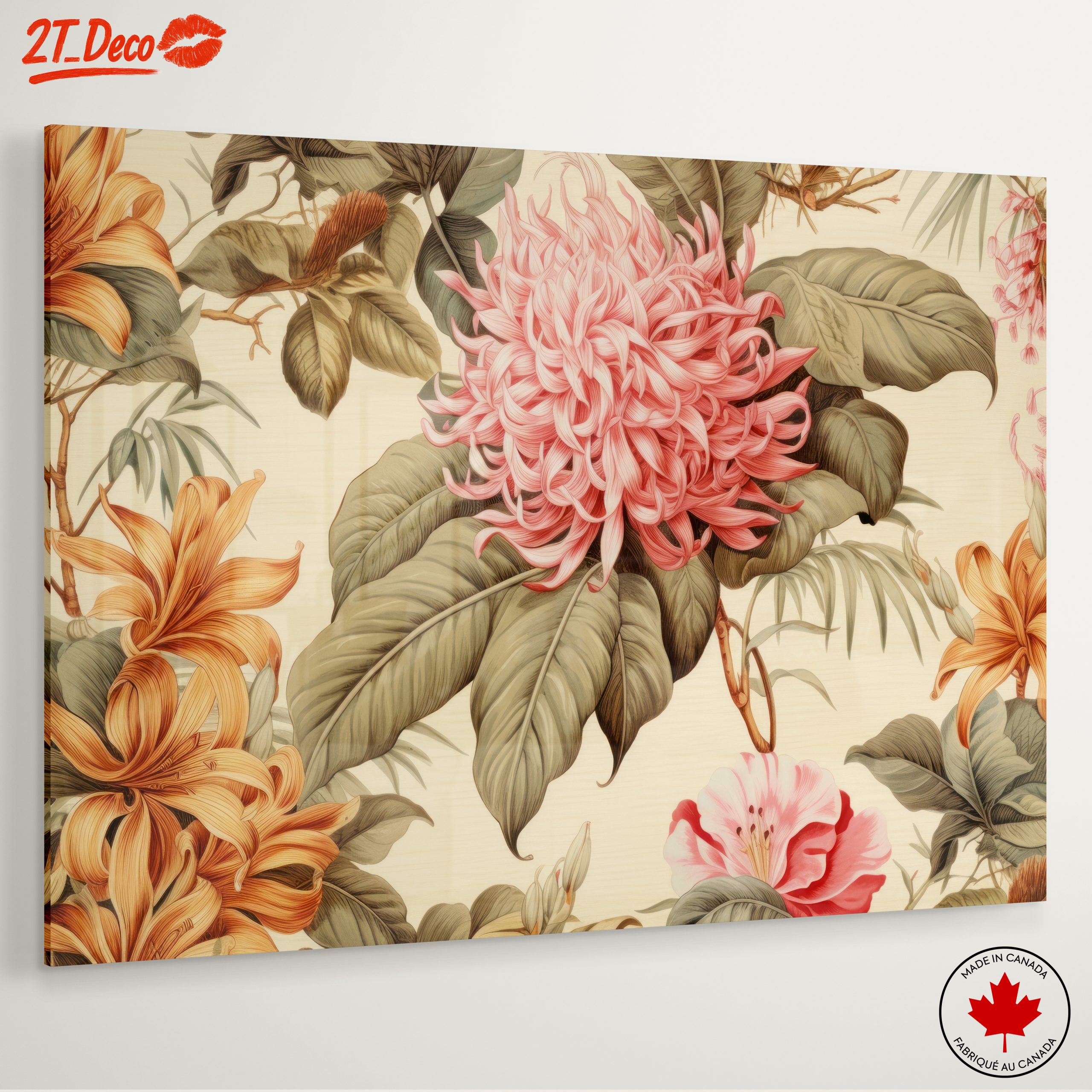 Elegant Floral Arrangement Artwork 2 - Image 6