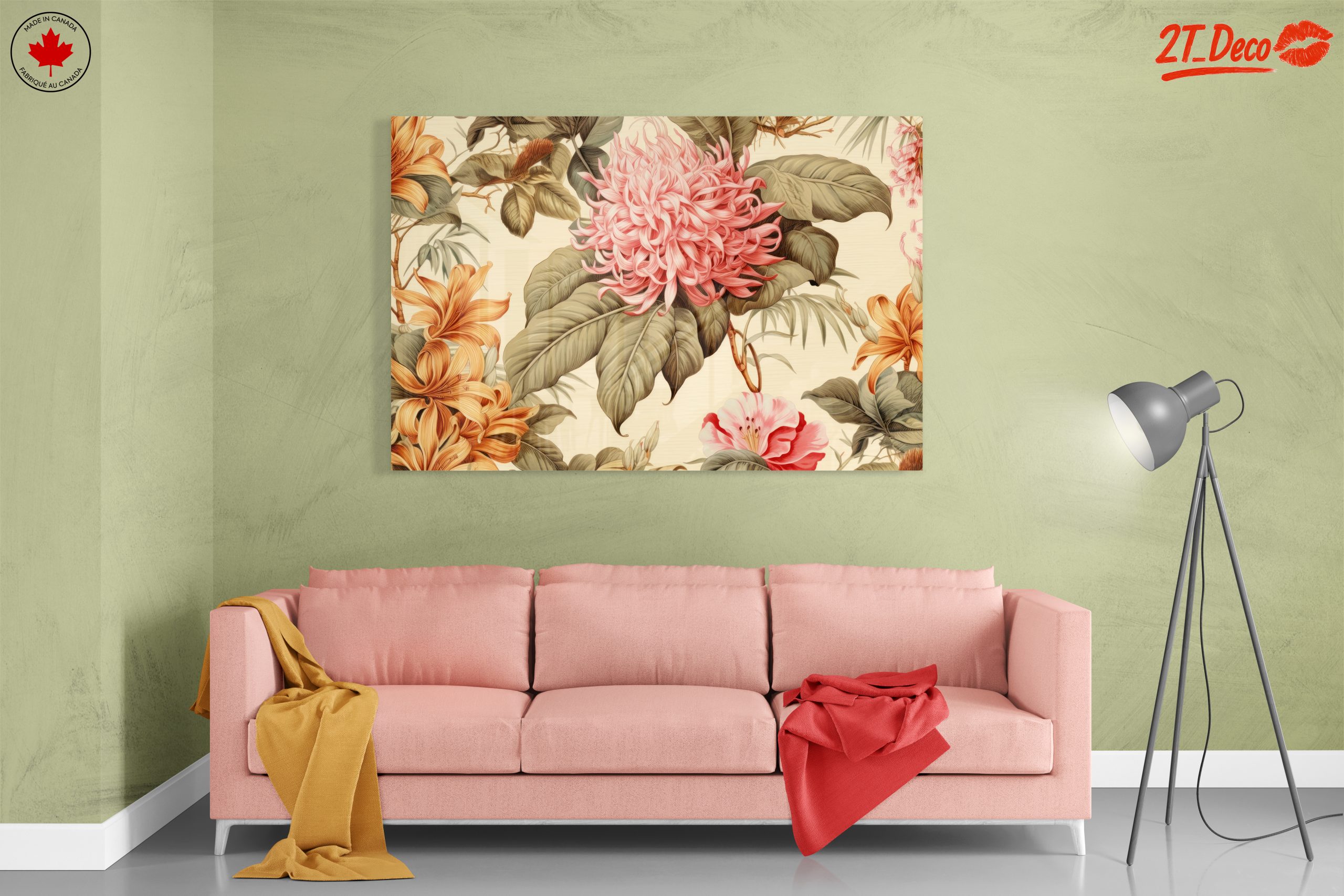 Elegant Floral Arrangement Artwork 2 - Image 7