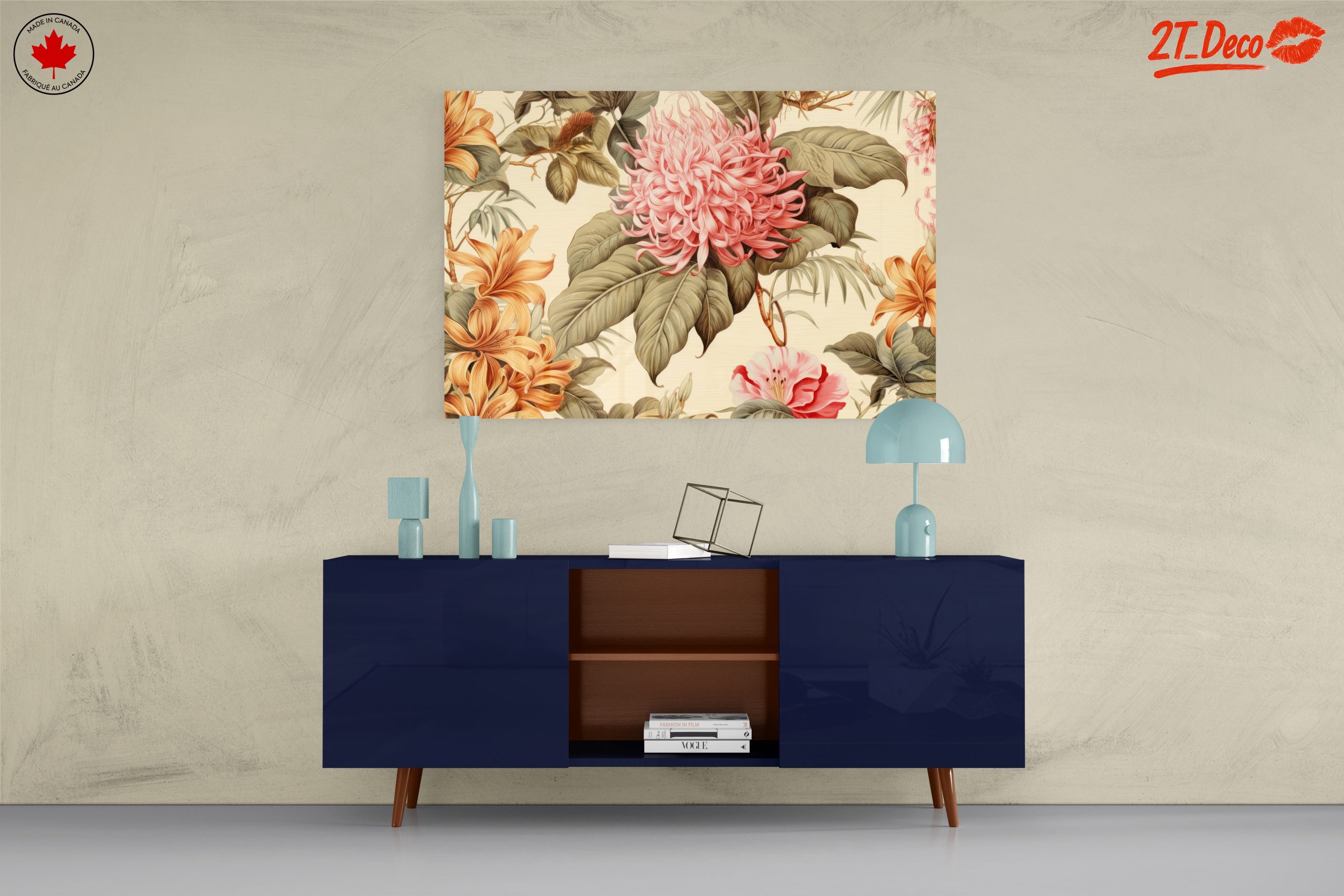 Elegant Floral Arrangement Artwork 2 - Image 8