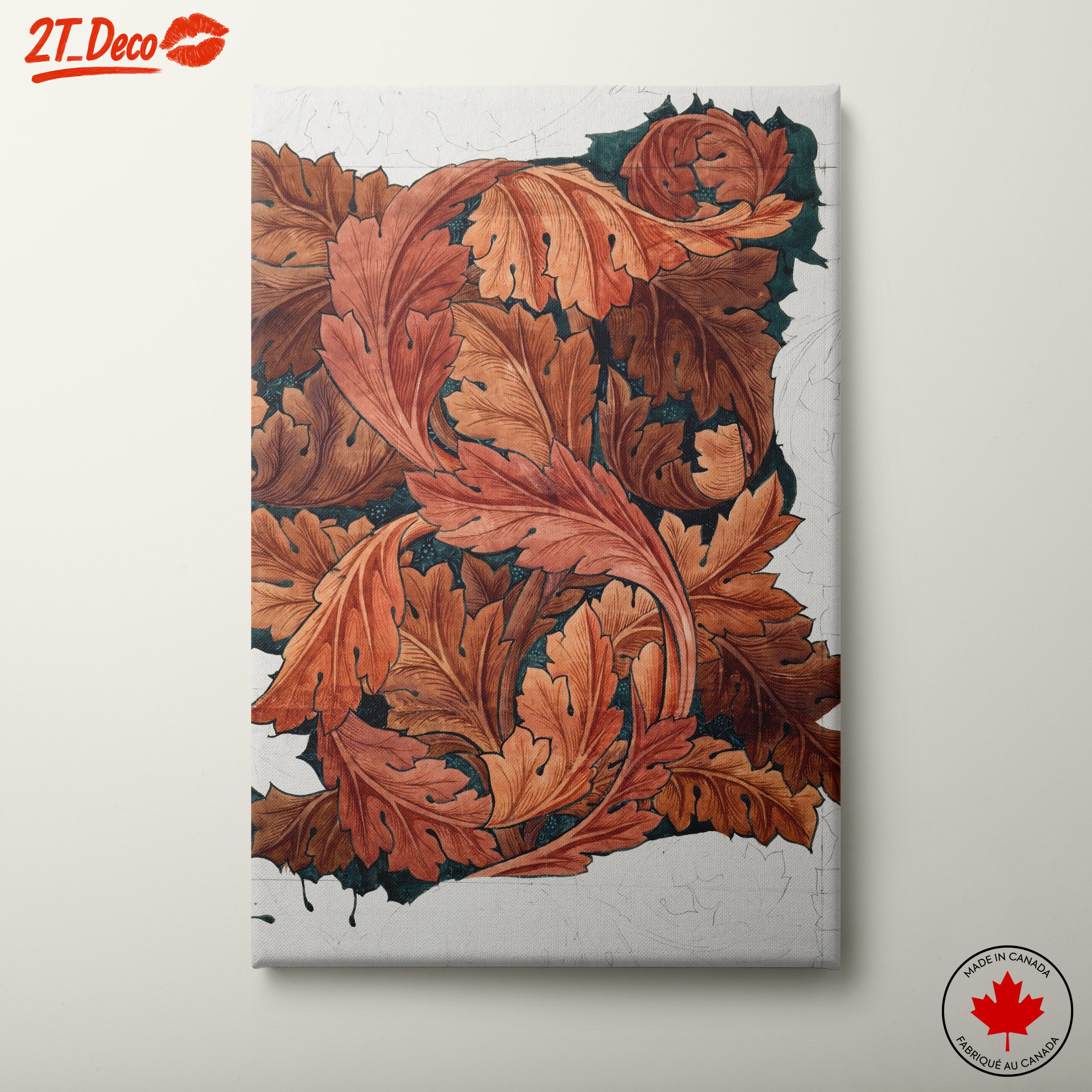 Intricate Botanical Leaf Art 3