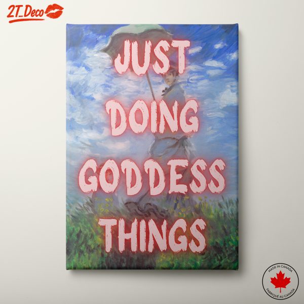 Just Doing Goddess Things Portrait Art