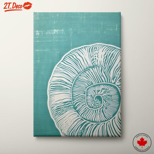Stylish Marine Life Shell Design Art