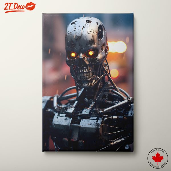 Futuristic Robotic Character Art