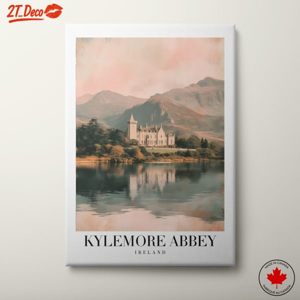 Kylemore Abbey Landscape in Ireland