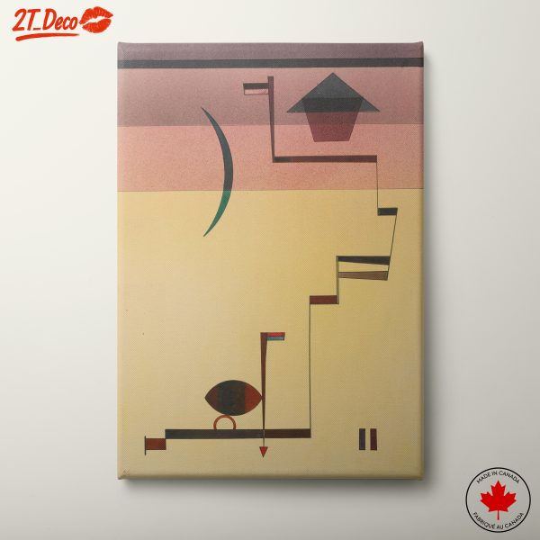 Geometric Abstract Art with Minimalist Shapes