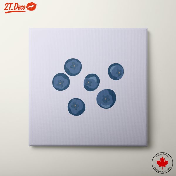 Abstract Representation of Blueberries