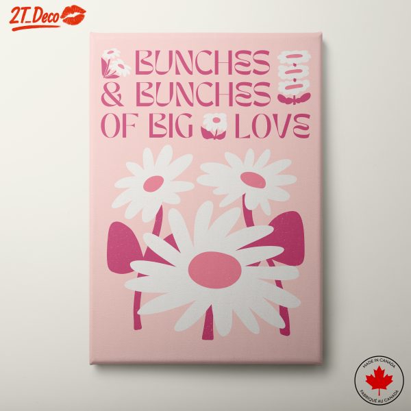 Bunches of Big Love Floral Art