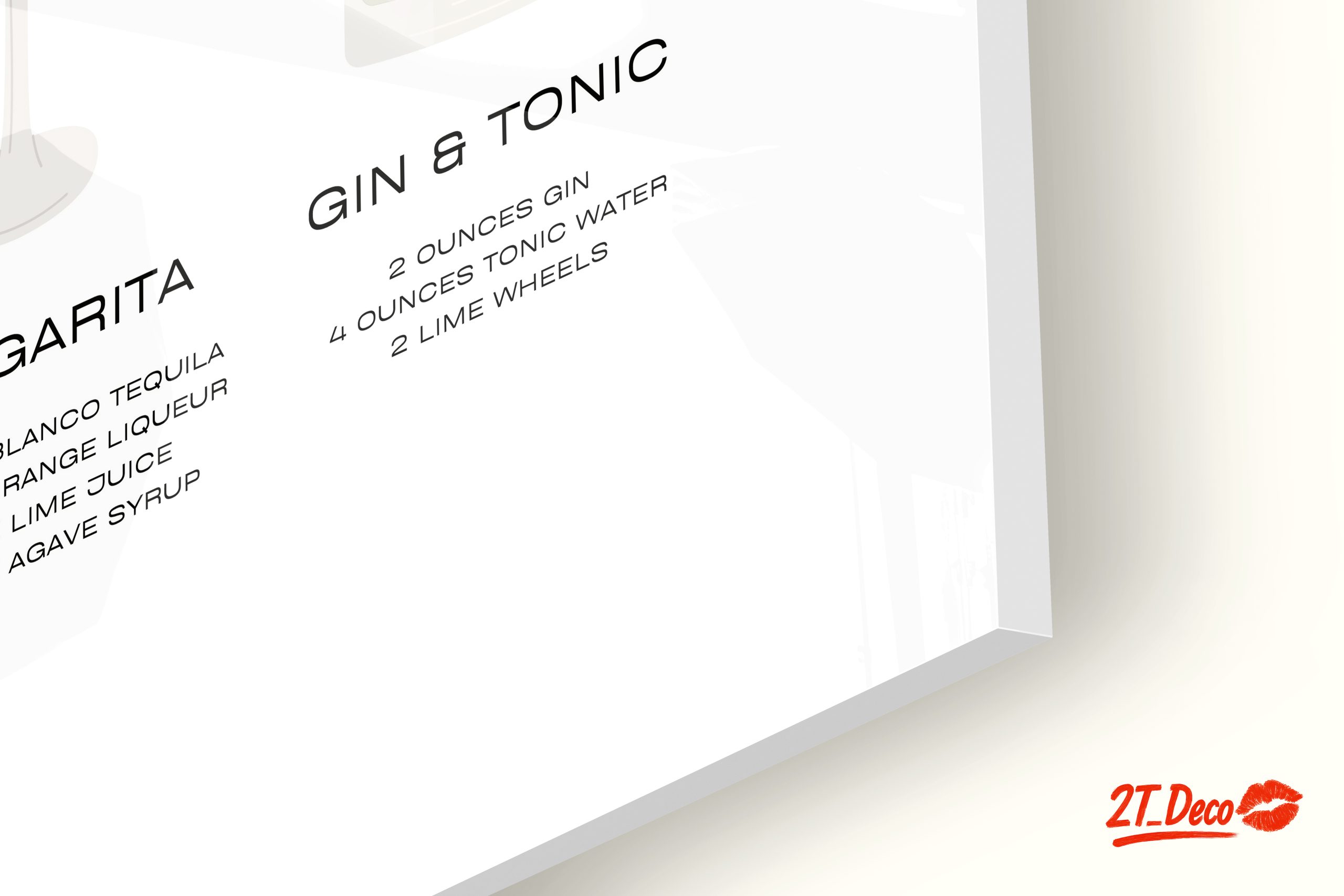 Cocktail Recipe Illustrations for Home Bars - Image 9