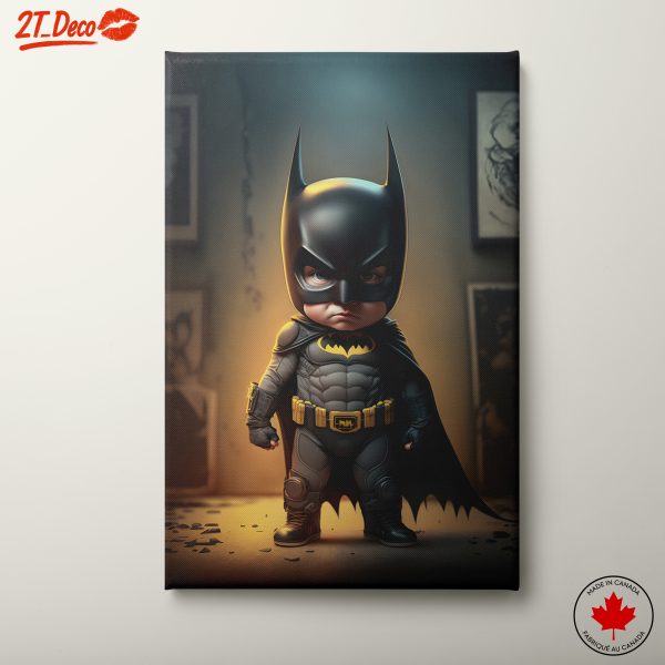 Stylized Cartoon Batman Character Art