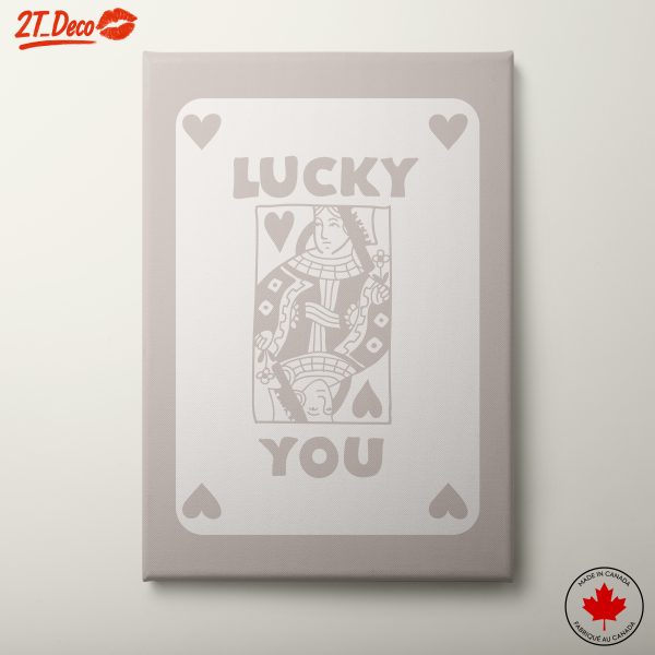 Lucky You Cartoon Art Featuring Playful Characters