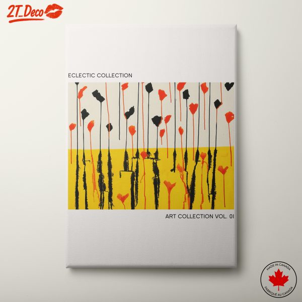 Vibrant Abstract Floral Art Collection