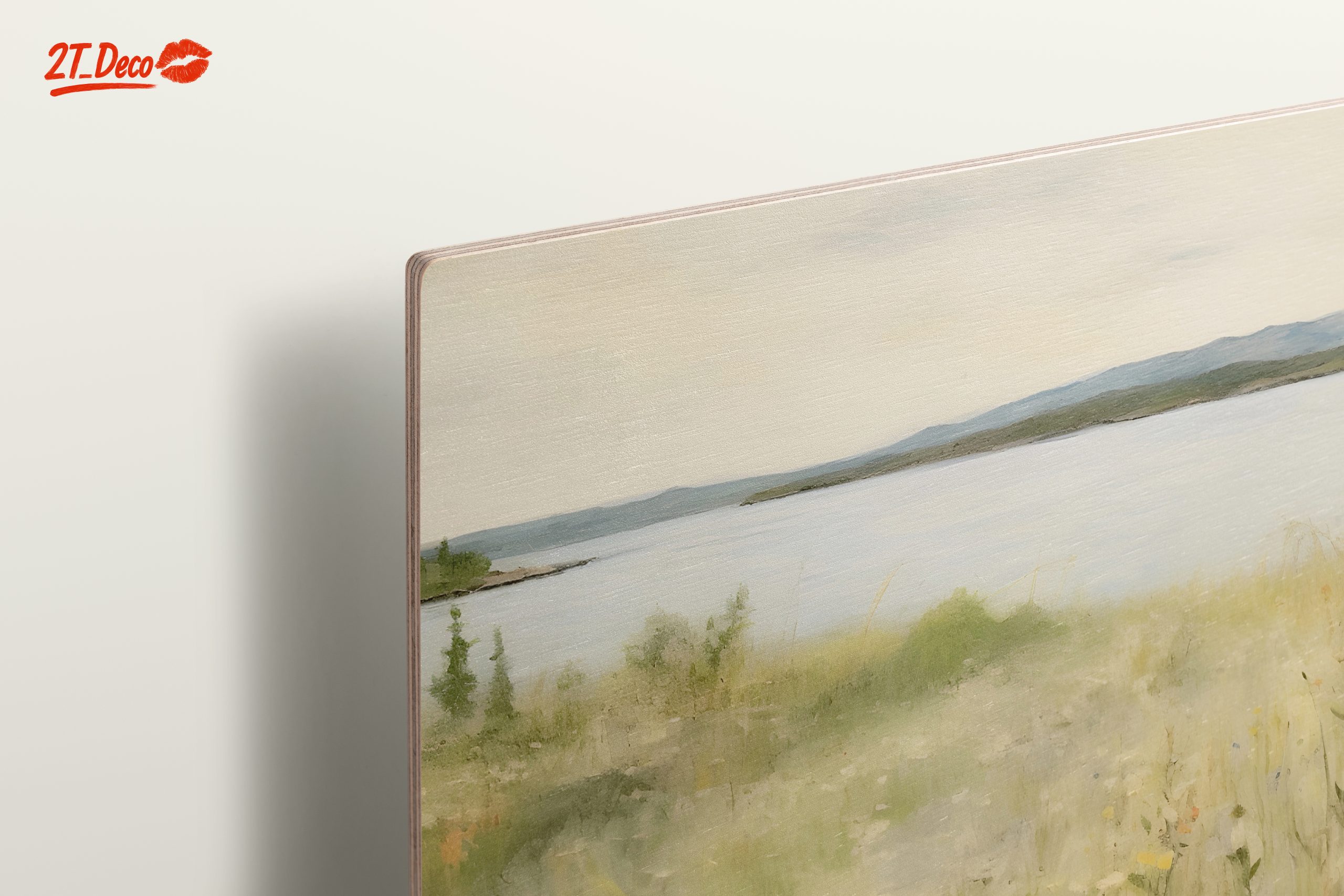 Serene Nature Landscape with Wildflowers and Water - Image 15