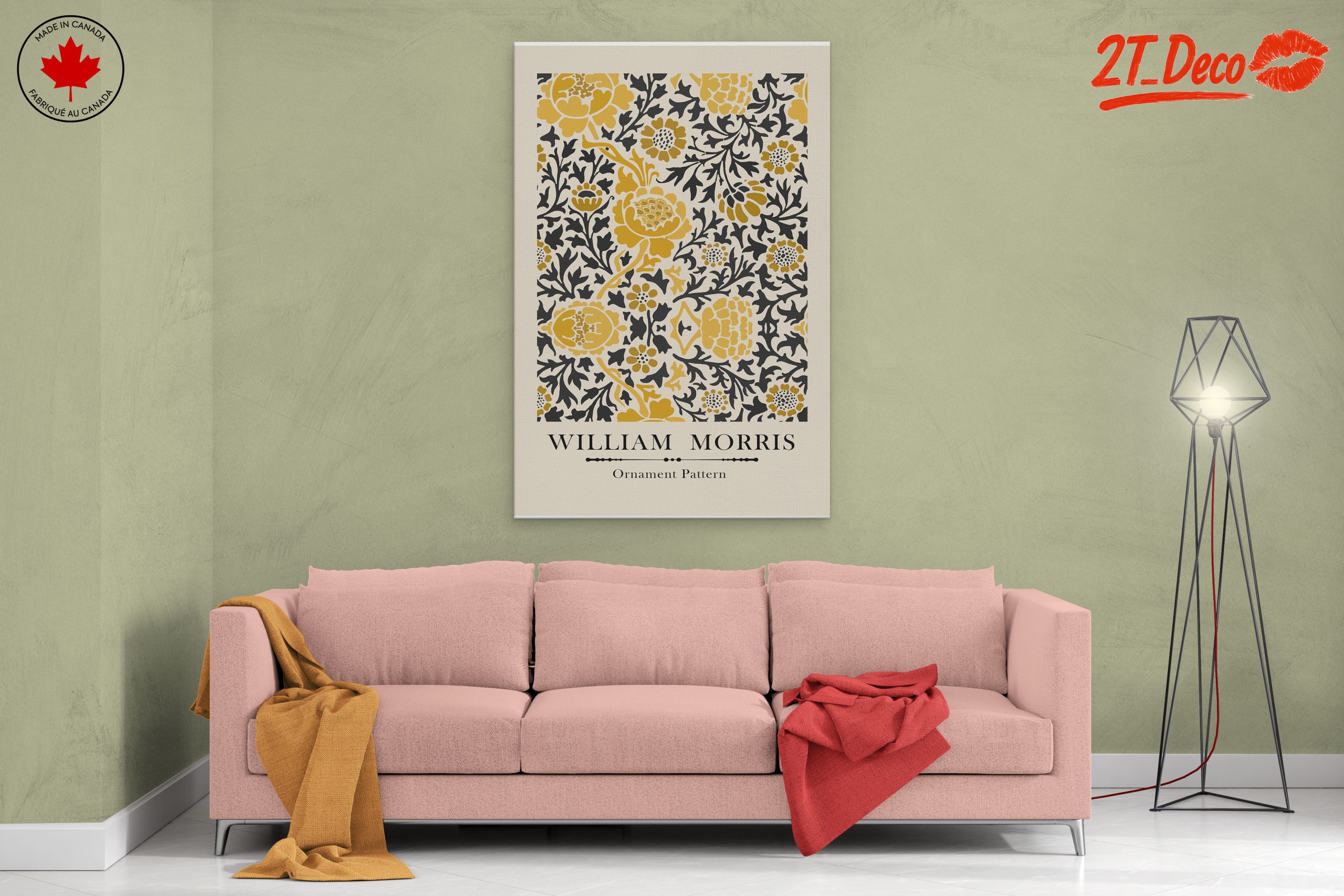 William Morris Inspired Botanical Art - Image 2