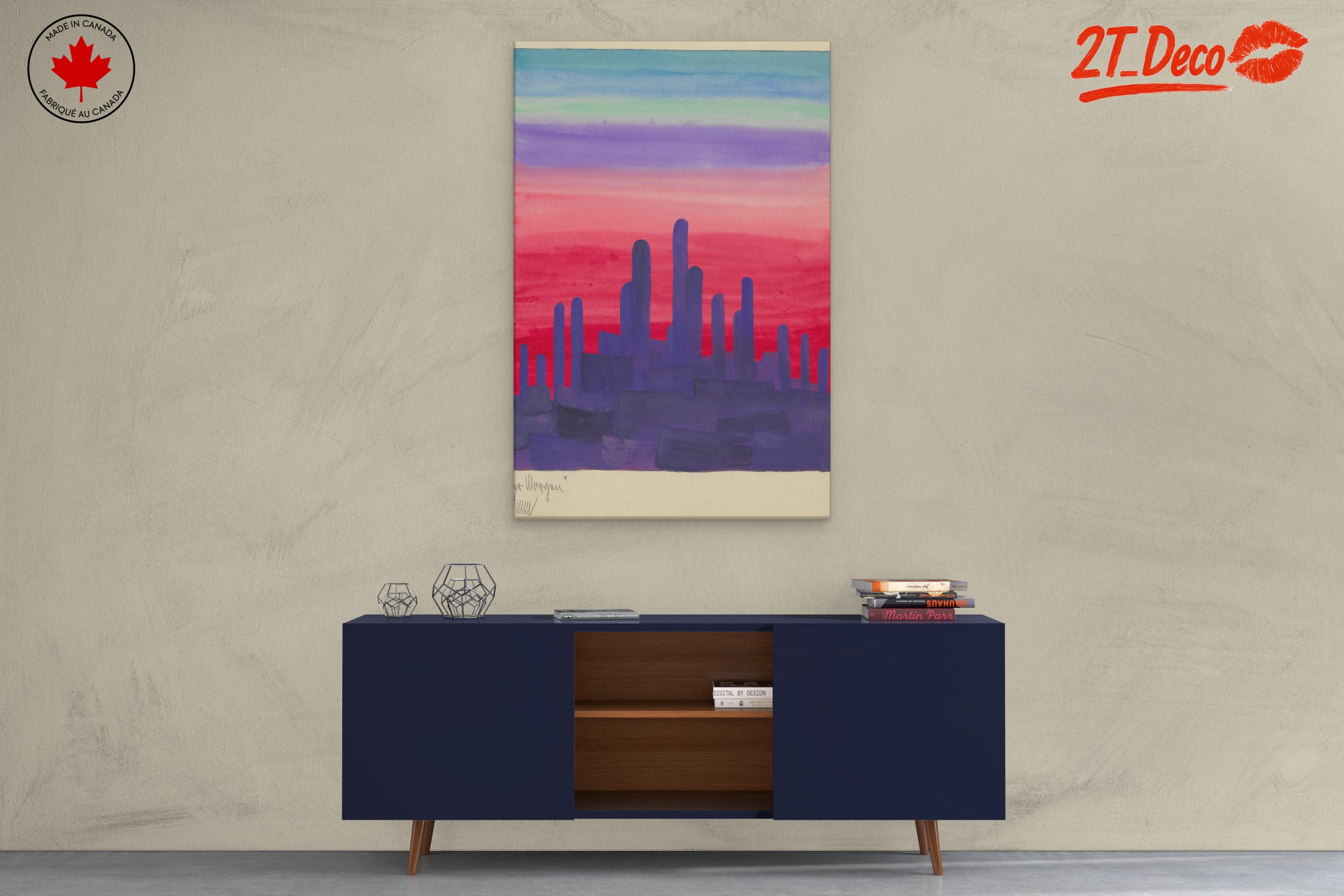 Colorful Abstract Landscape in Twilight - Image 3