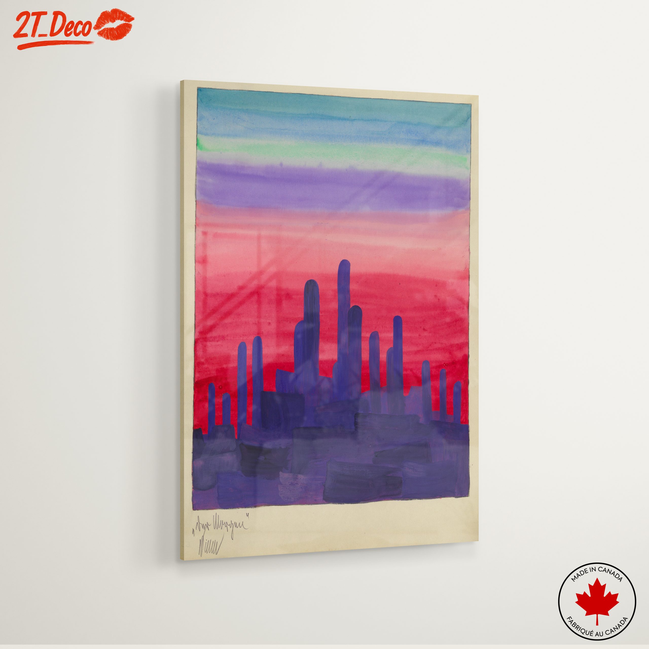 Colorful Abstract Landscape in Twilight - Image 6