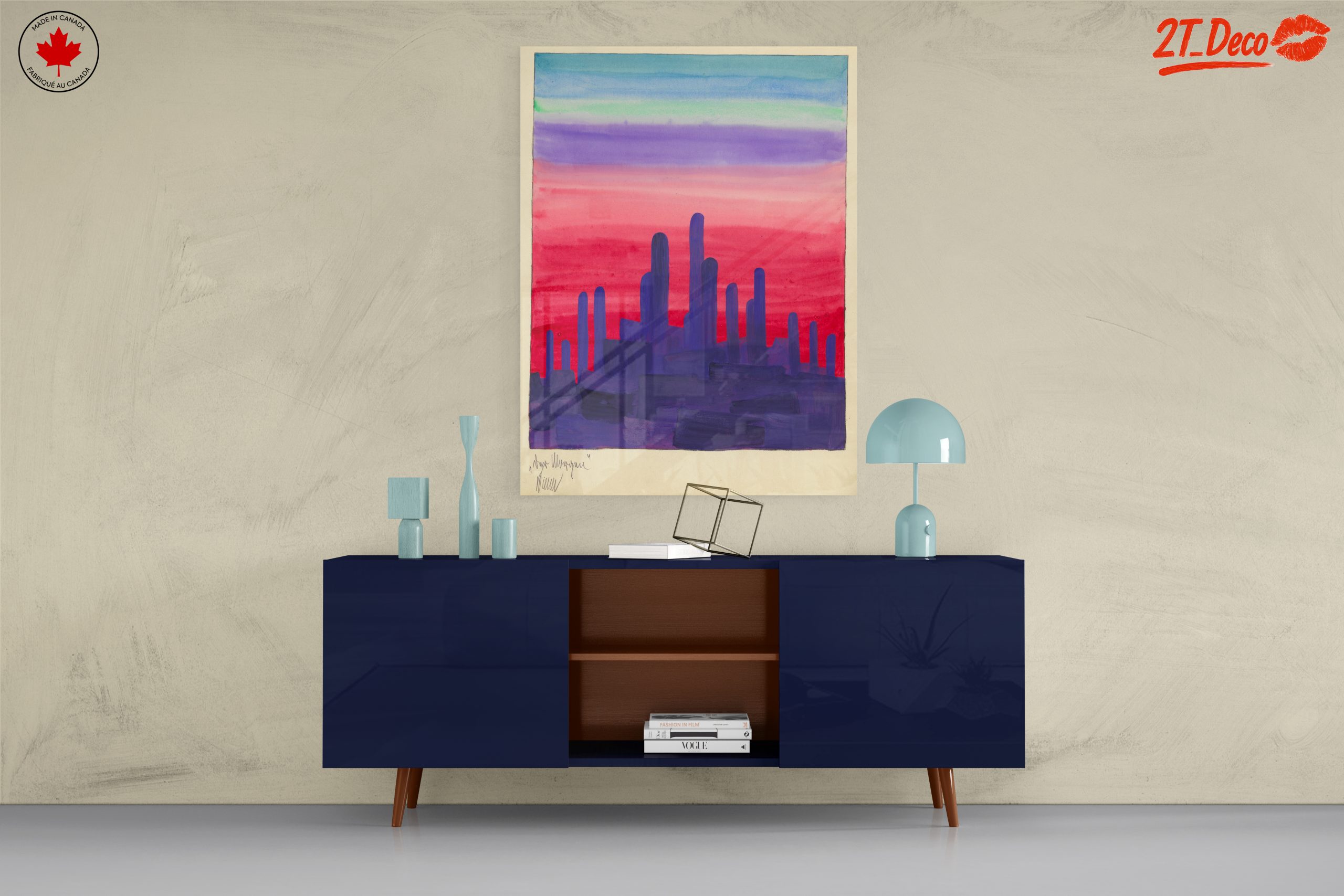 Colorful Abstract Landscape in Twilight - Image 8