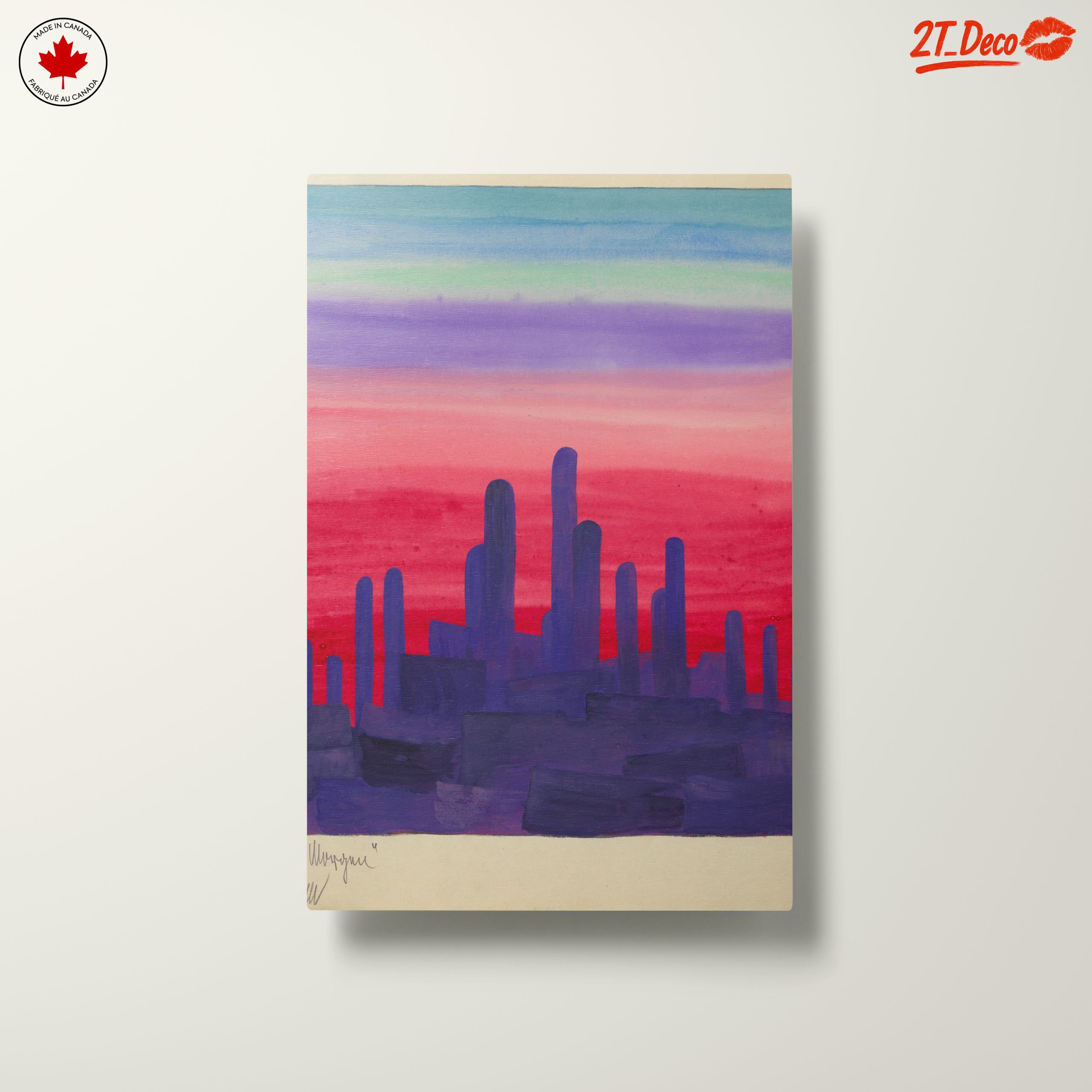 Colorful Abstract Landscape in Twilight - Image 10