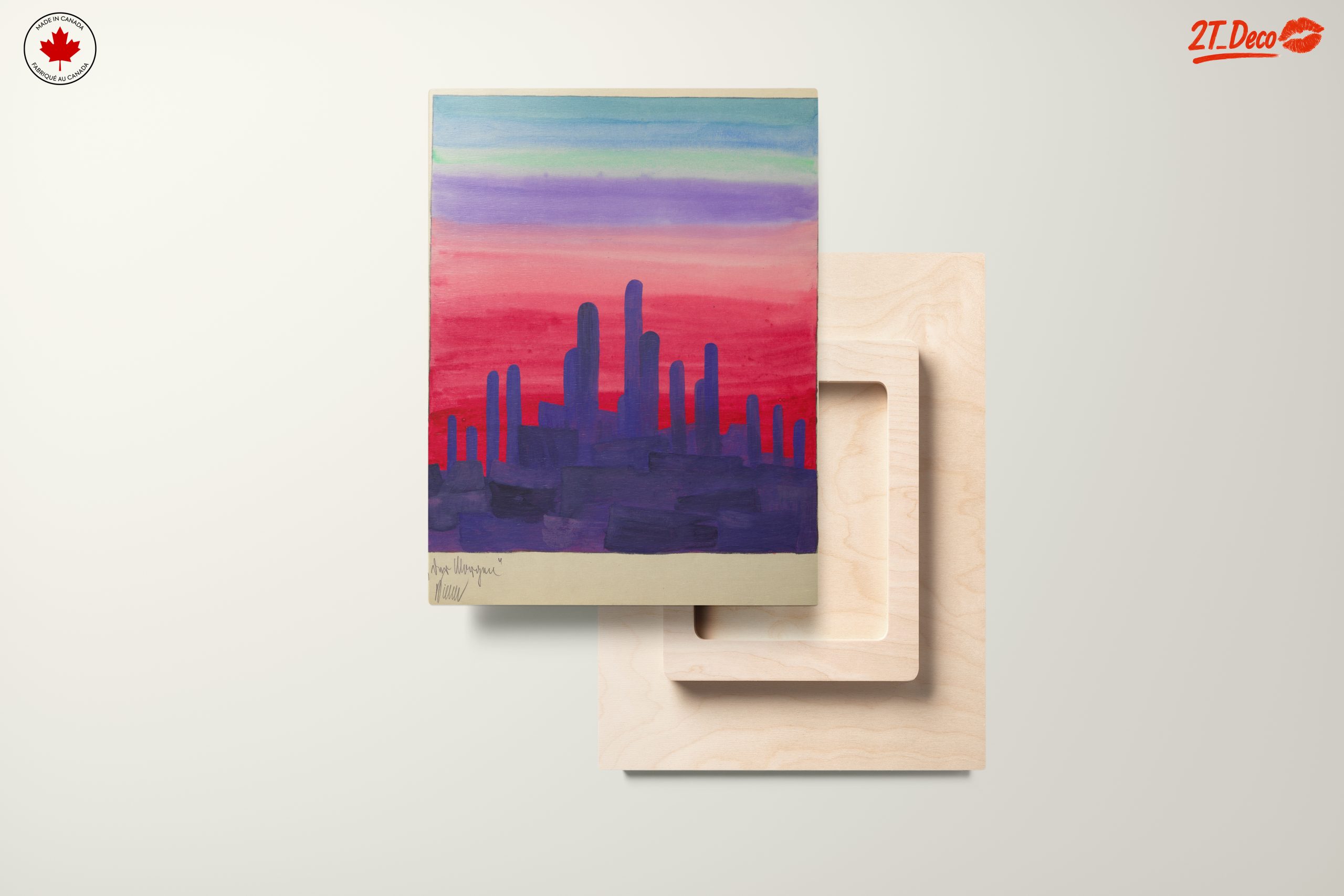 Colorful Abstract Landscape in Twilight - Image 11