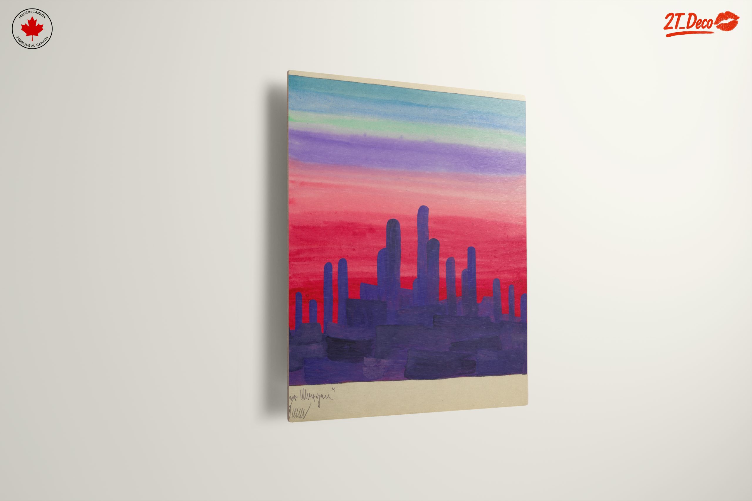 Colorful Abstract Landscape in Twilight - Image 13