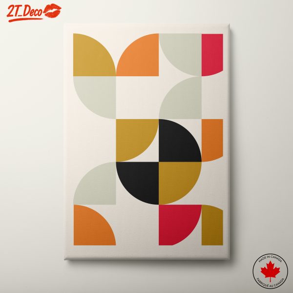 Colorful Geometric Abstract Art Composition